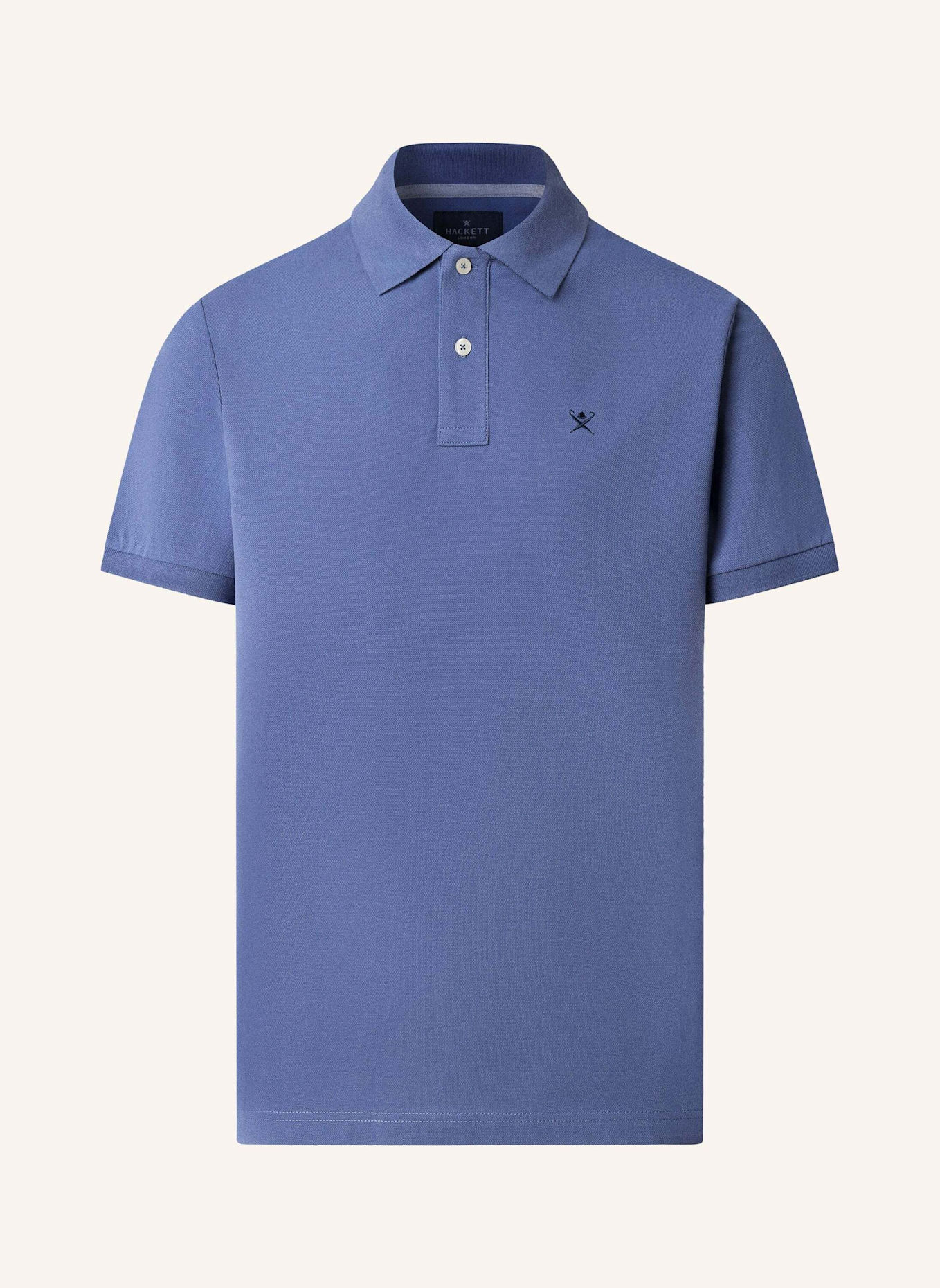 HACKETT LONDON Poloshirt SLIM FIT LOGO: BLAU