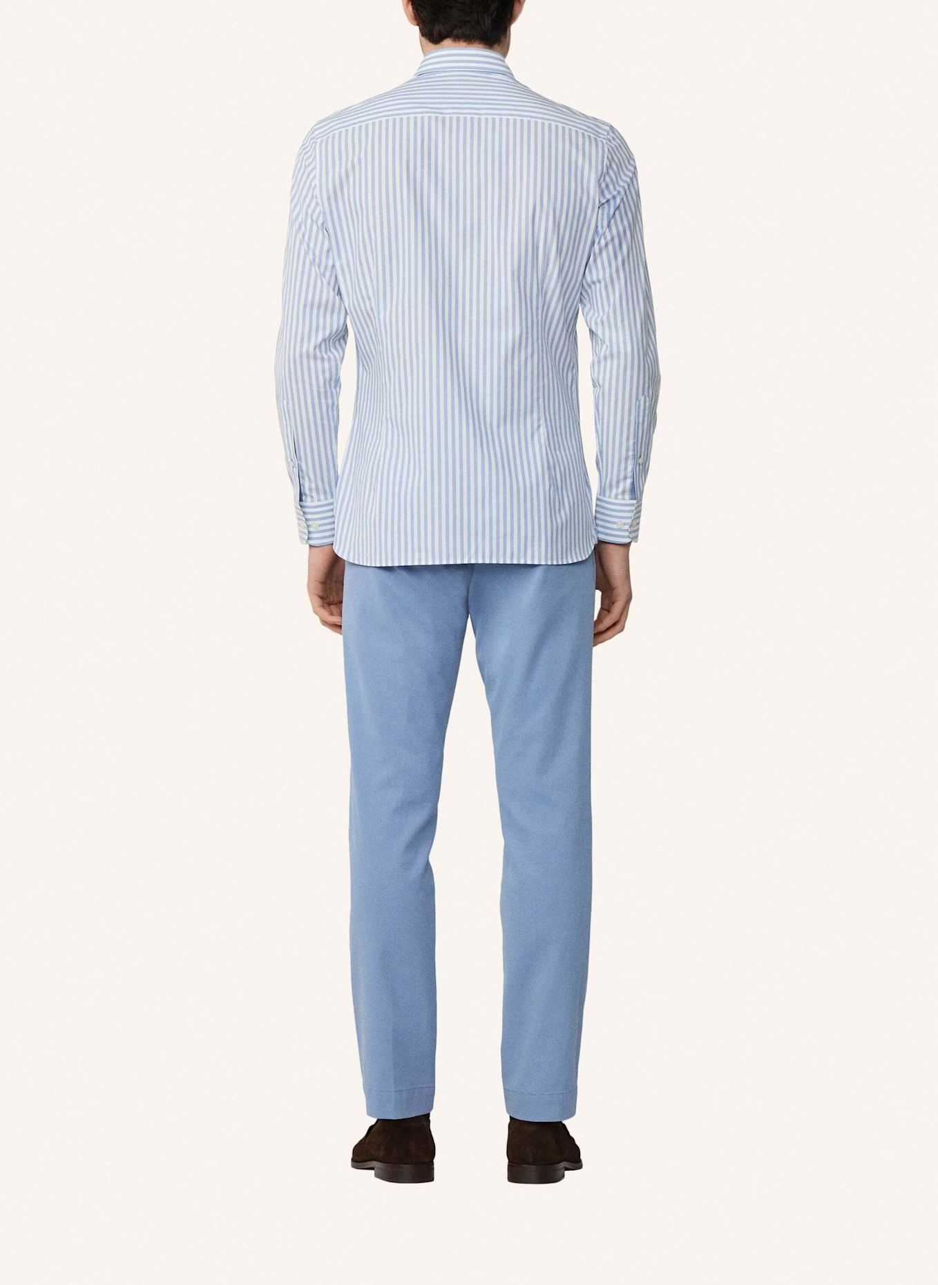 HACKETT LONDON Freizeithemd SOFT BENGAL STRIPE: BLAU