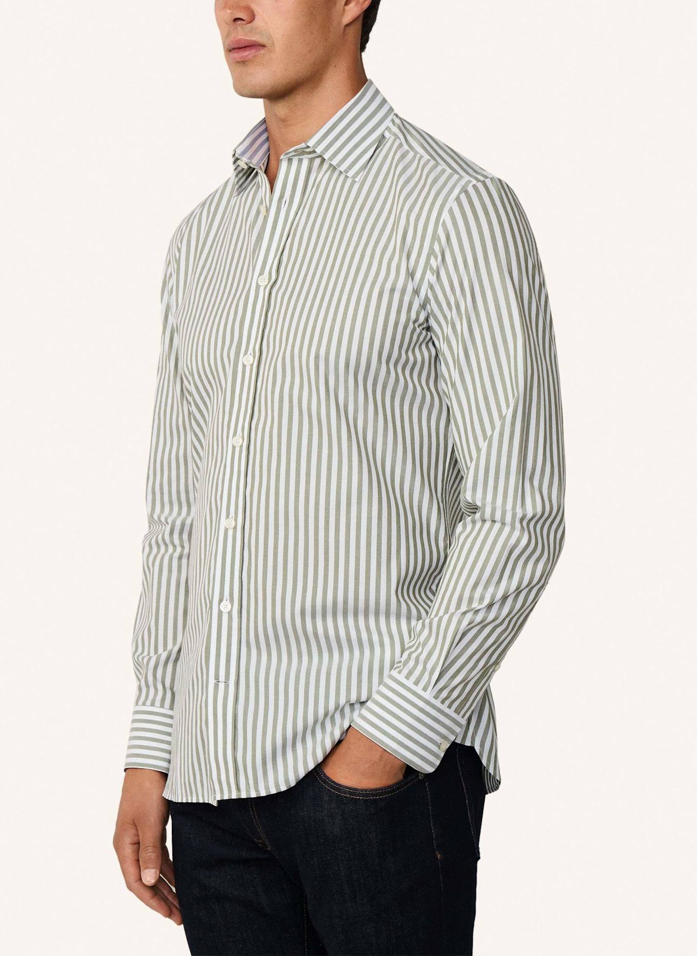 HACKETT LONDON Freizeithemd SOFT BENGAL STRIPE: GRÜN
