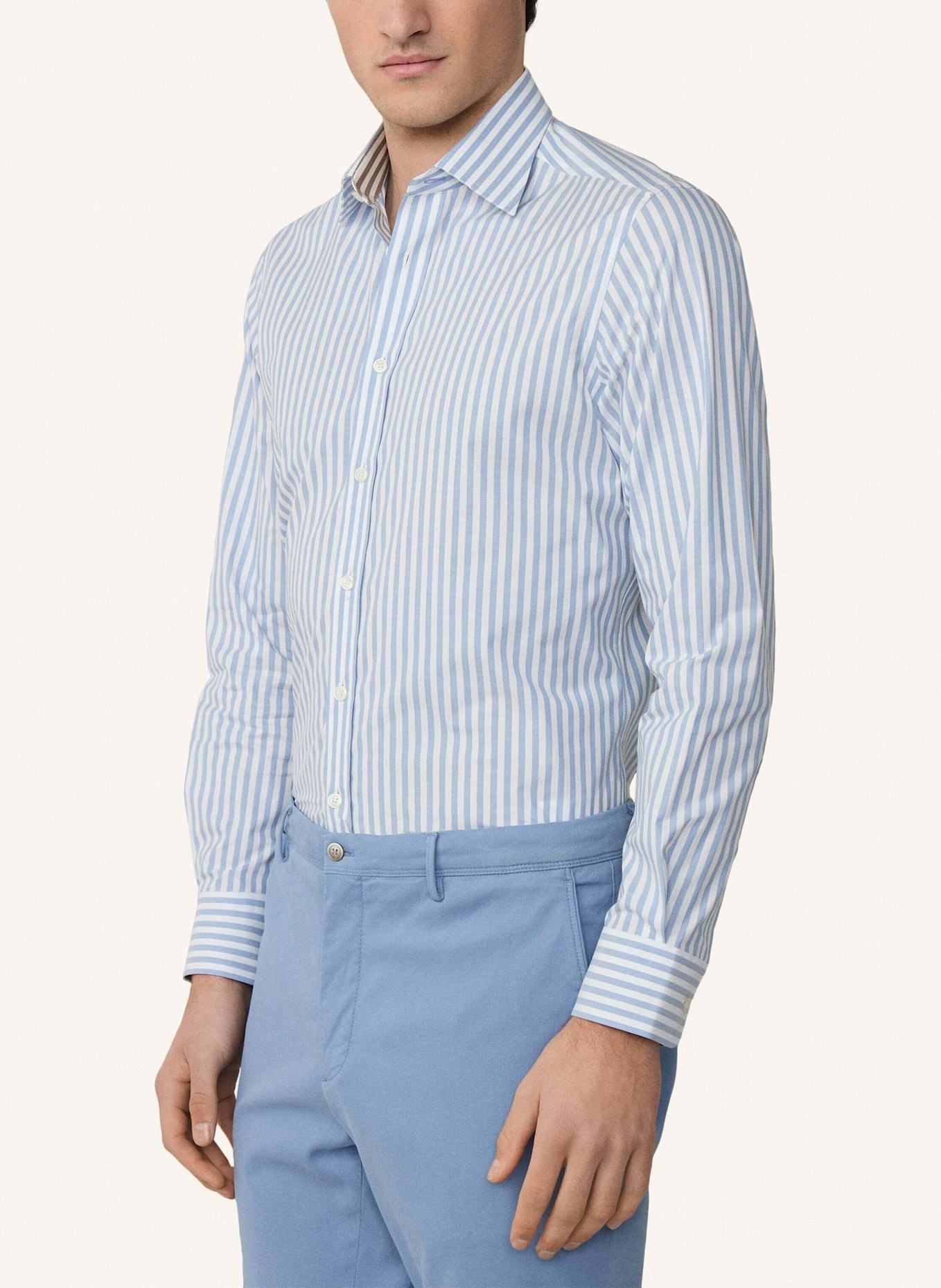 HACKETT LONDON Freizeithemd SOFT BENGAL STRIPE: BLAU