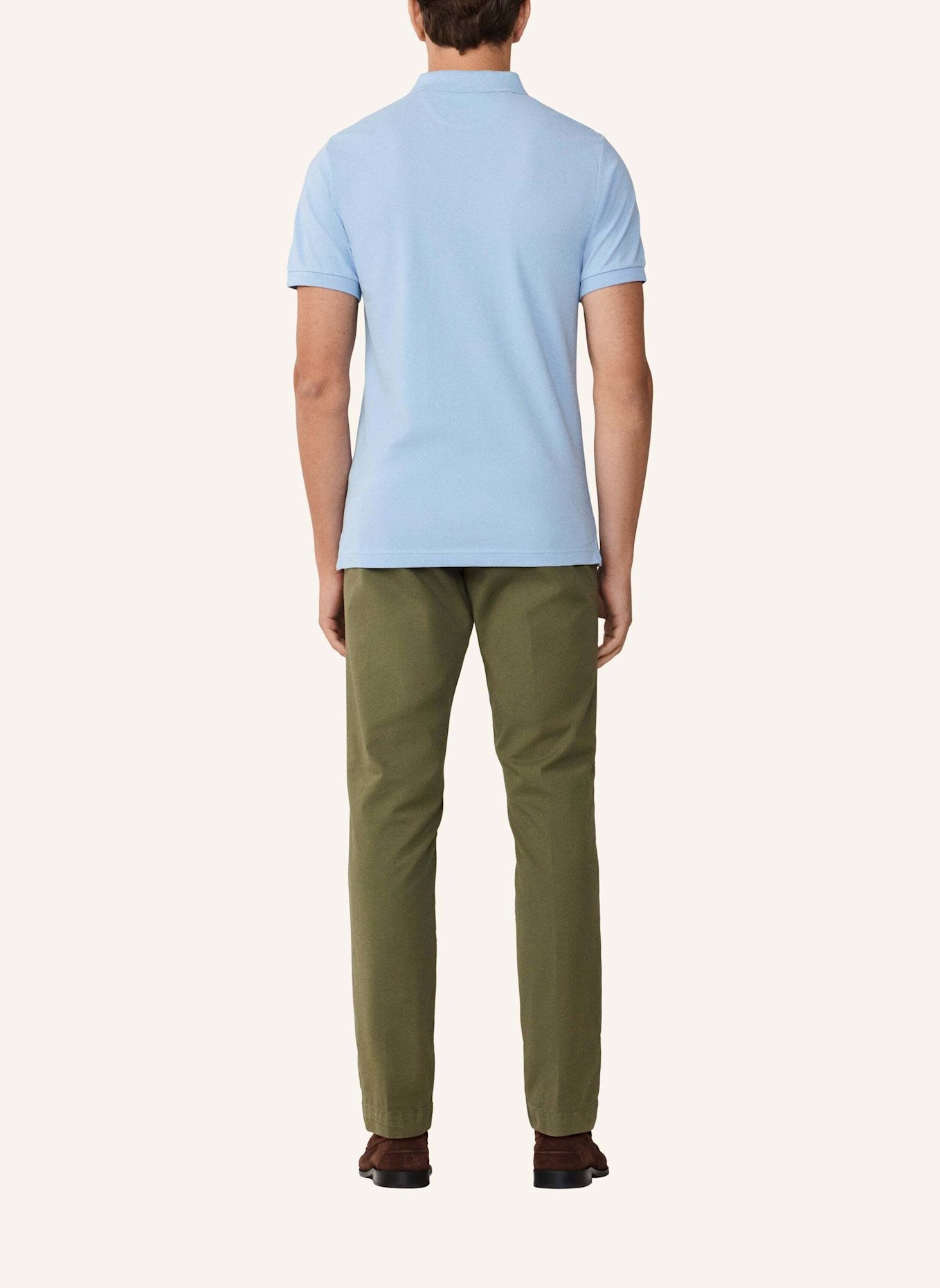 HACKETT LONDON Poloshirt SLIM FIT LOGO: BLAU