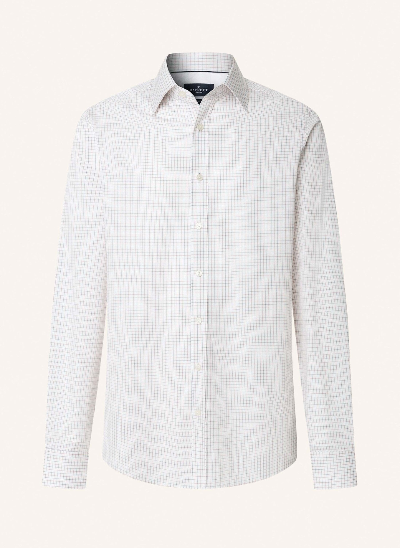 HACKETT LONDON Freizeithemd FINE TATTERSALL: ROT