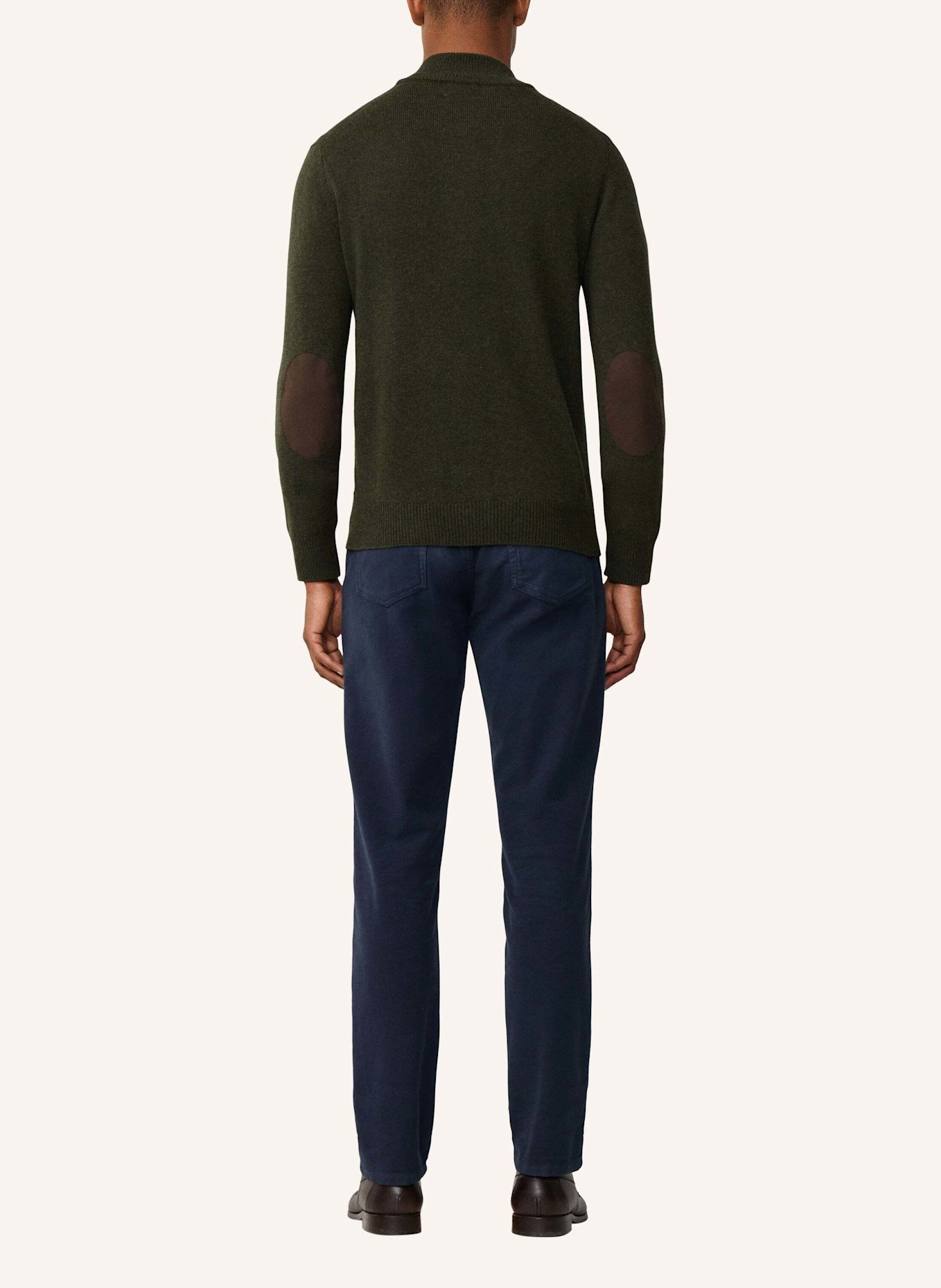 HACKETT LONDON Strickjacken Cardigan LAMBSWOOL FZIP: GRÜN