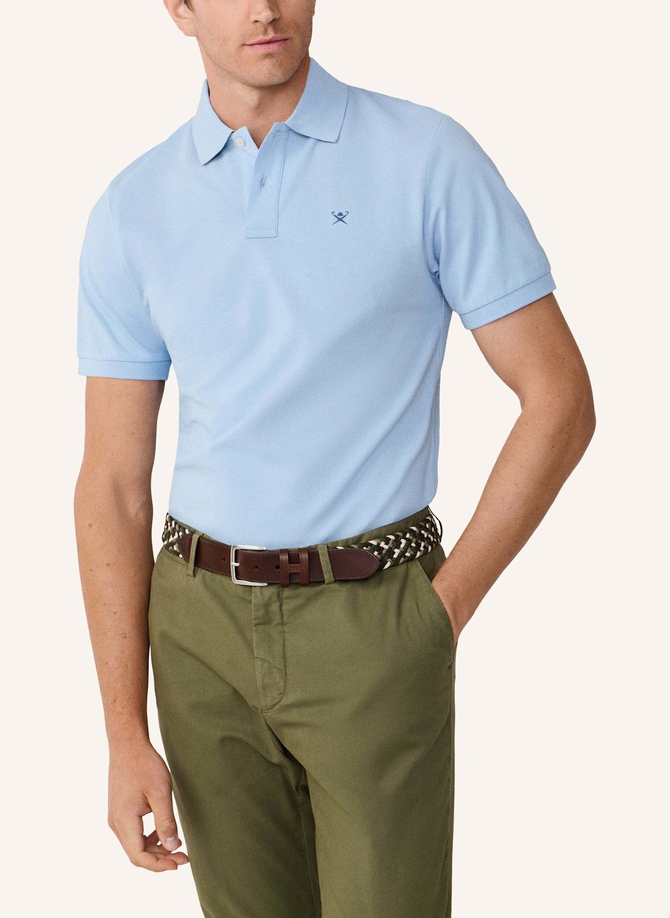 HACKETT LONDON Poloshirt SLIM FIT LOGO: BLAU