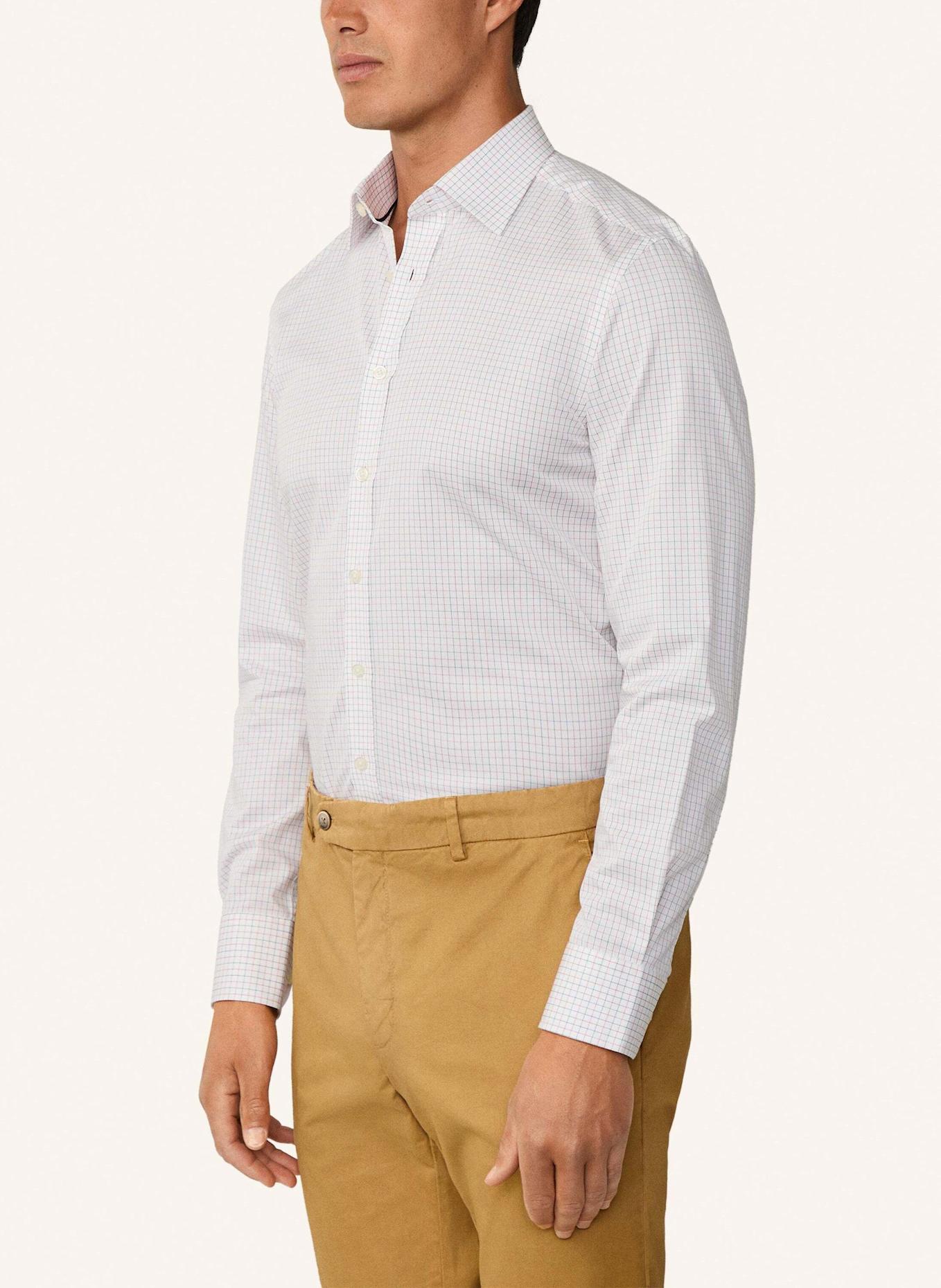 HACKETT LONDON Freizeithemd FINE TATTERSALL: ROT