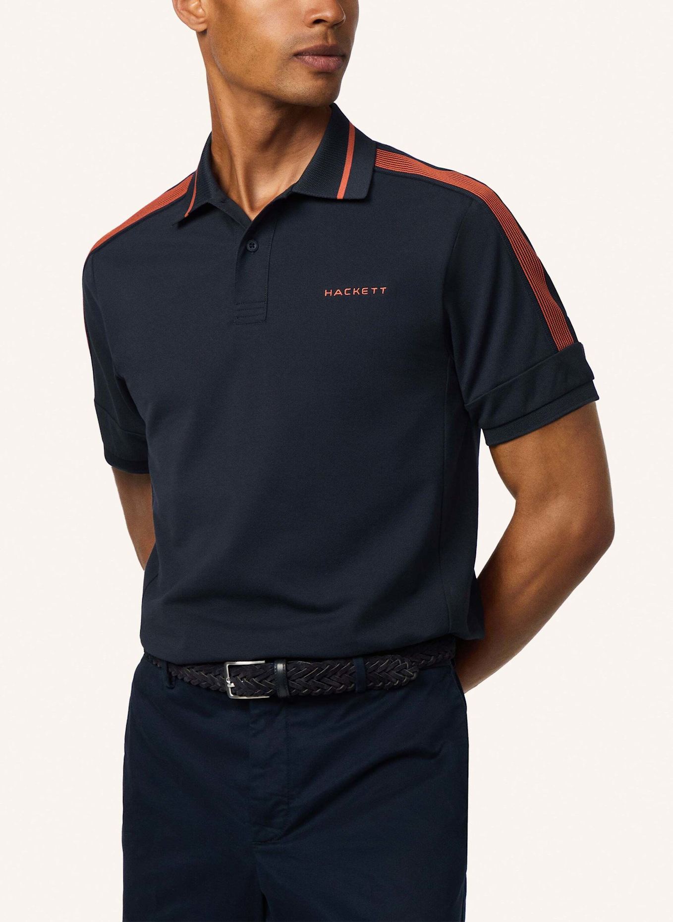 HACKETT LONDON Poloshirt HS TAPE POLO: DUNKELBLAU