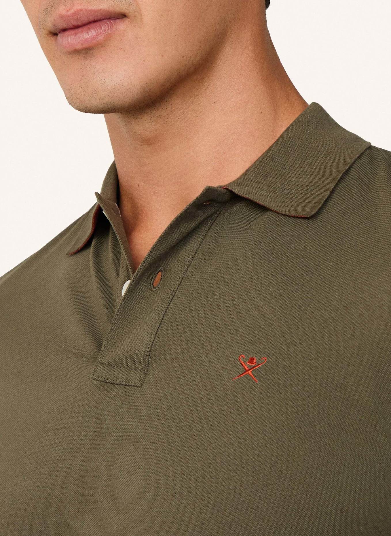HACKETT LONDON Poloshirt SLIM FIT LOGO: GRÜN