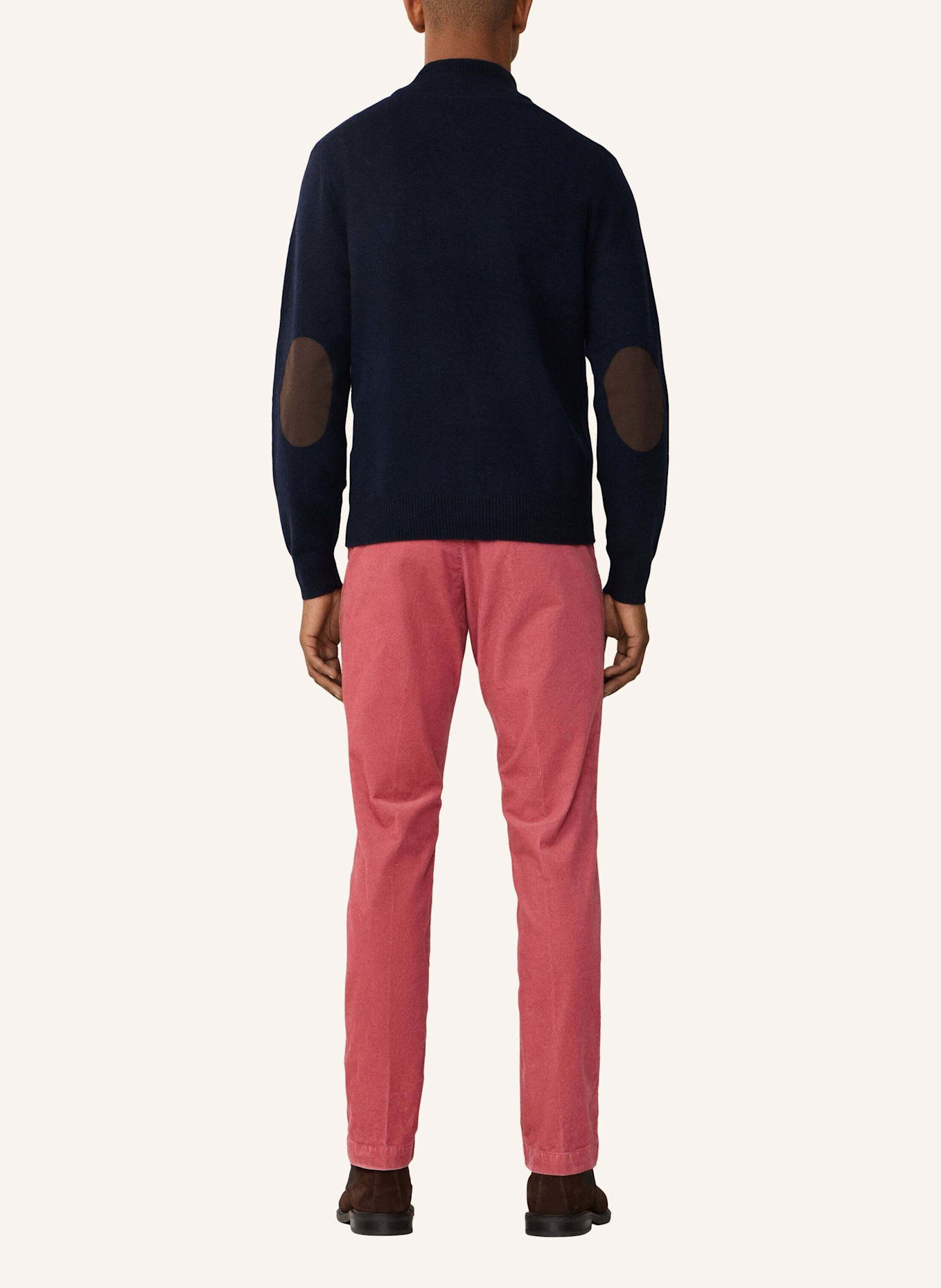 HACKETT LONDON Pullover LAMBSWOOL HZIP: BLAU