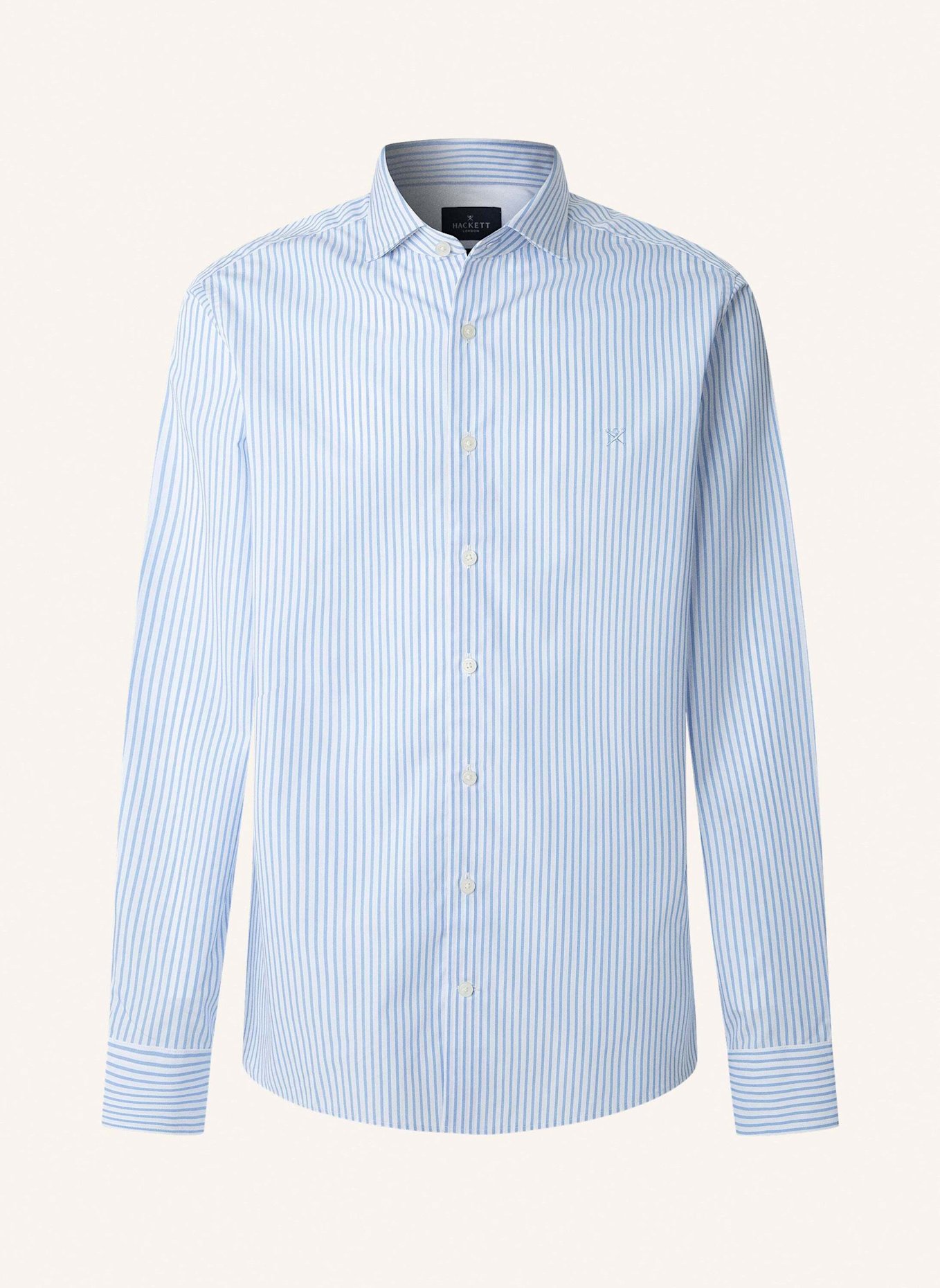 HACKETT LONDON Freizeithemd CITY BENGAL STRIPE: HELLBLAU