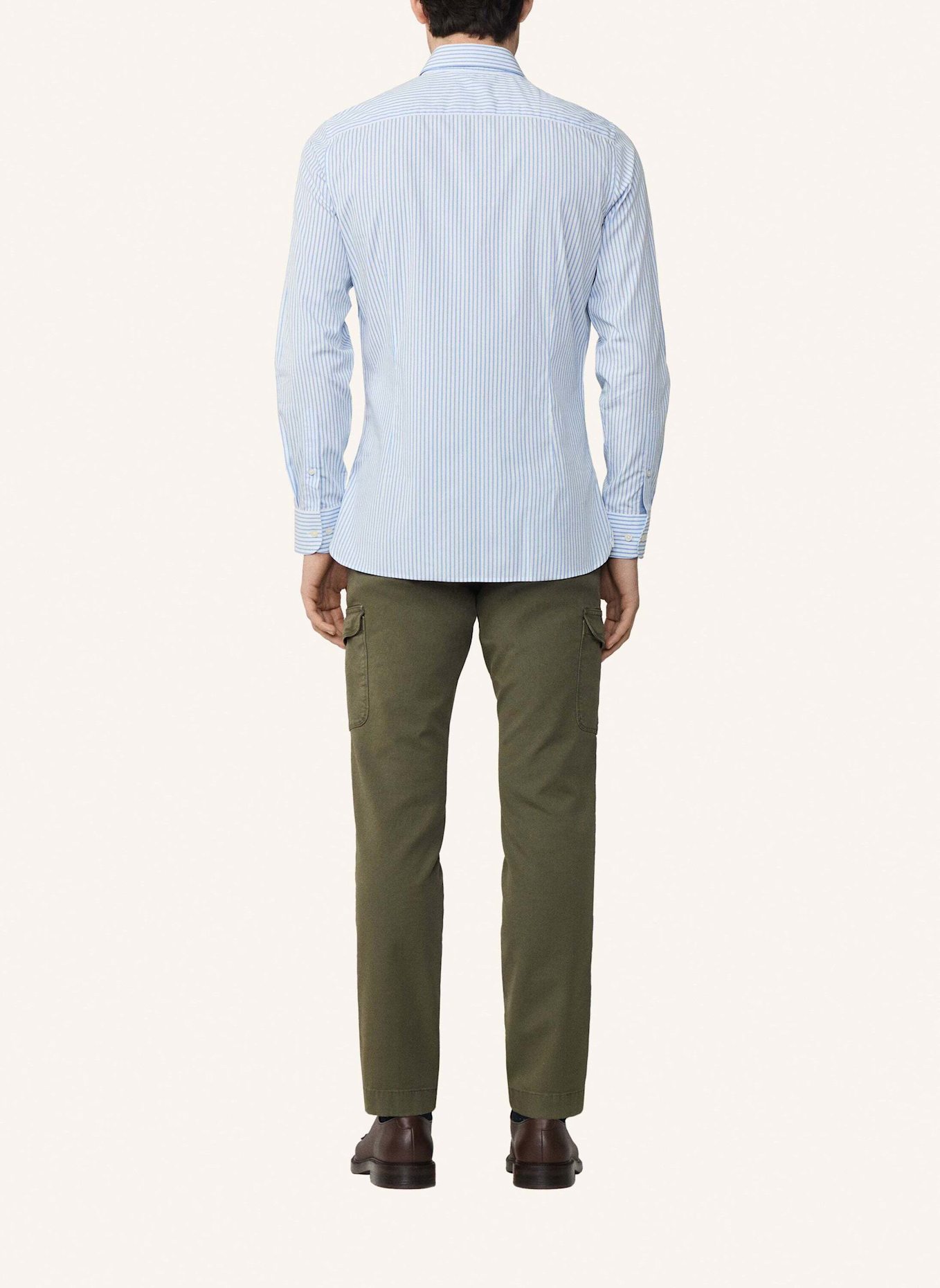 HACKETT LONDON Freizeithemd CITY BENGAL STRIPE: HELLBLAU