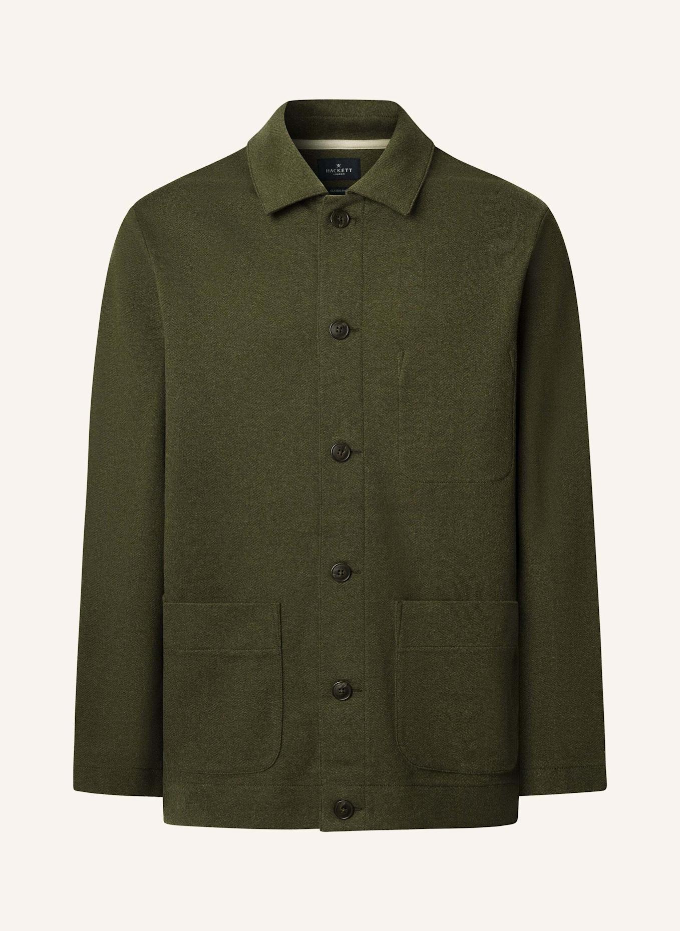 HACKETT LONDON Fieldjacket HBONE JACQ  SHIRT: GRÜN