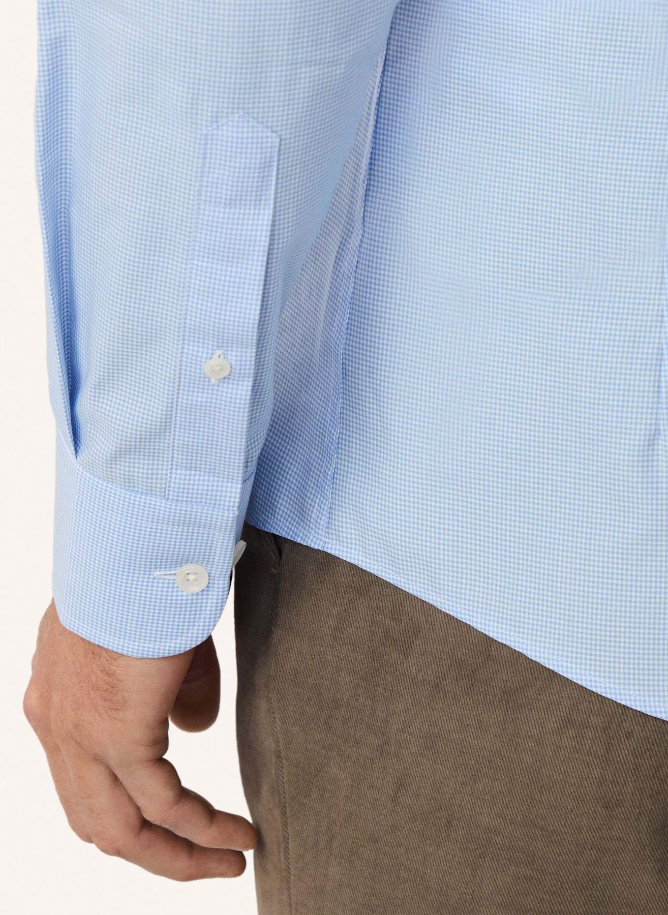 HACKETT LONDON Freizeithemd FORMAL GINGHAM: HELLBLAU