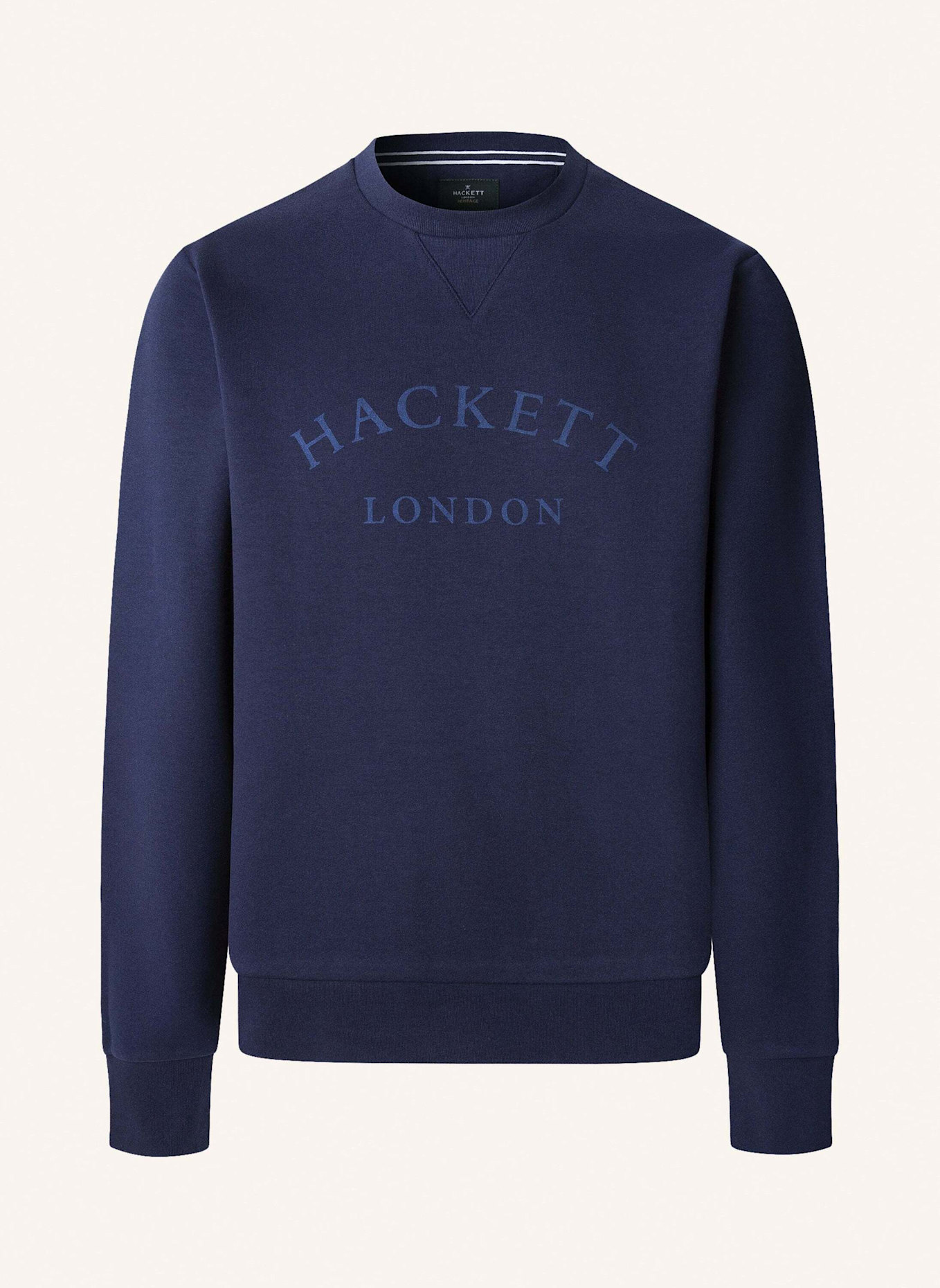 HACKETT LONDON Sweatshirt HERITAGE ESS AW CREW: BLAU