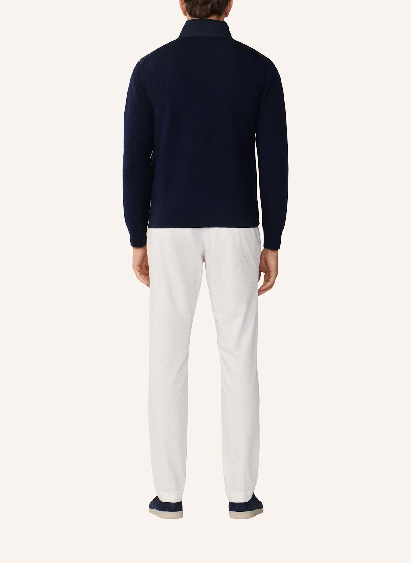 HACKETT LONDON Fieldjacket NY/KT FZ HYB: DUNKELBLAU