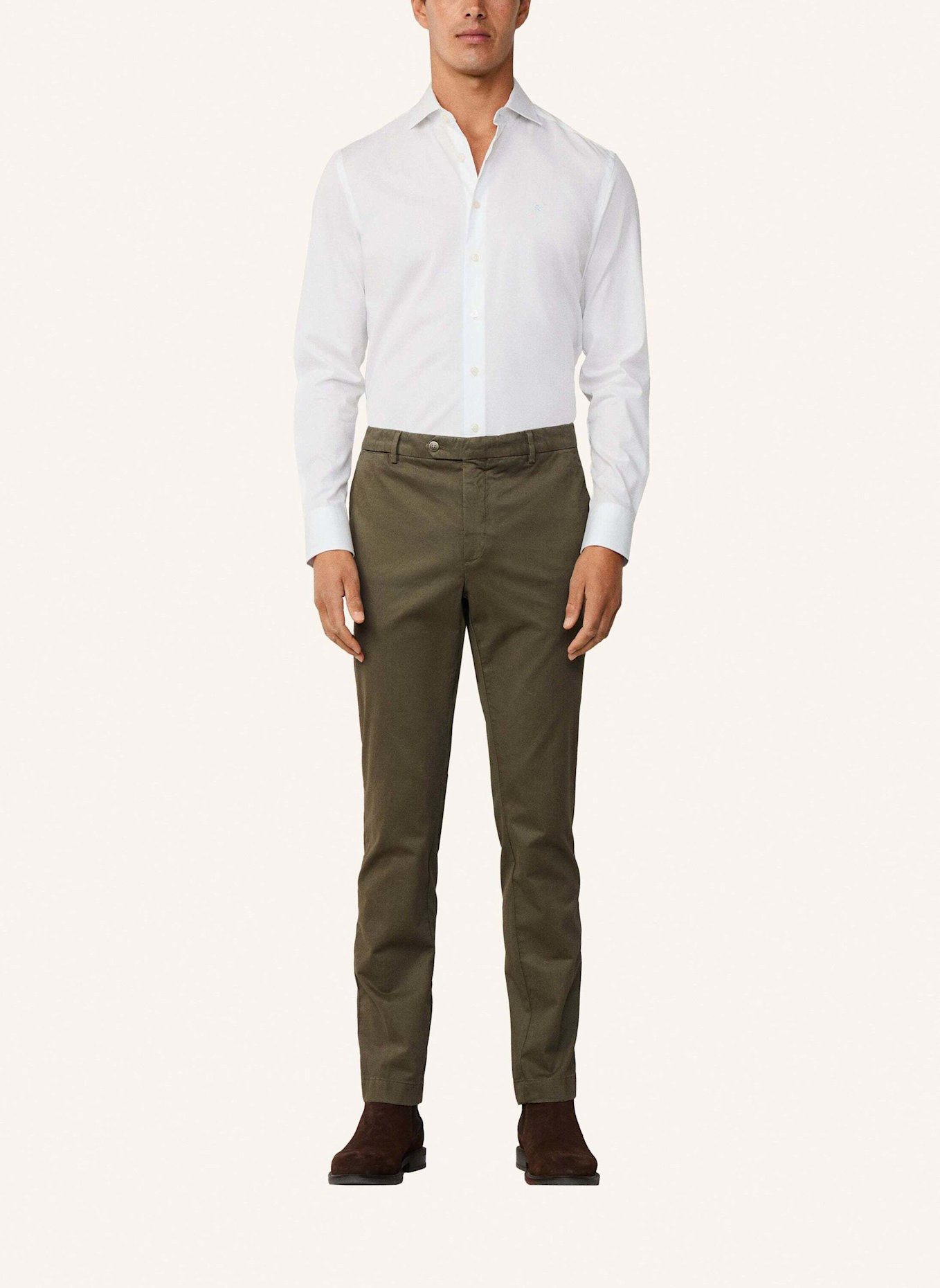 HACKETT LONDON Freizeithemd MAGIC SHIRT TWILL: WEISS