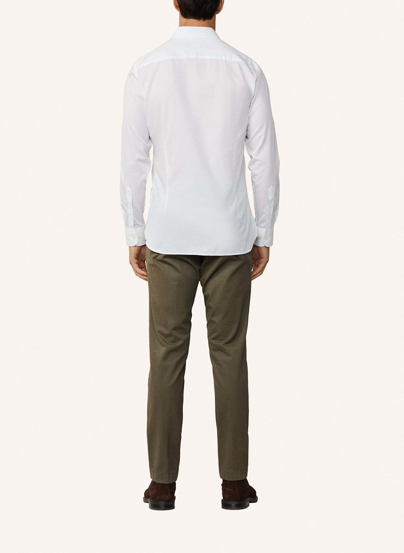 HACKETT LONDON Freizeithemd MAGIC SHIRT TWILL: WEISS