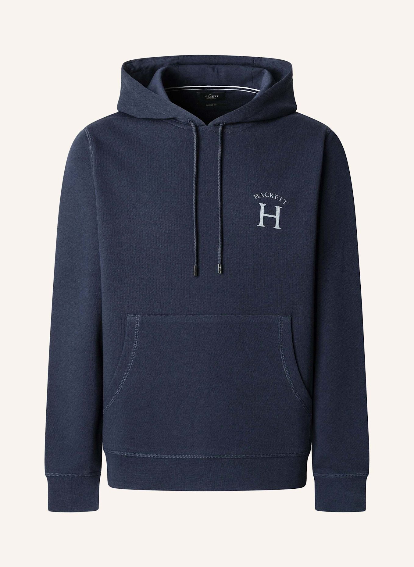 HACKETT LONDON Hoodieshirt HERITAGE ESS HOODY: BLAU