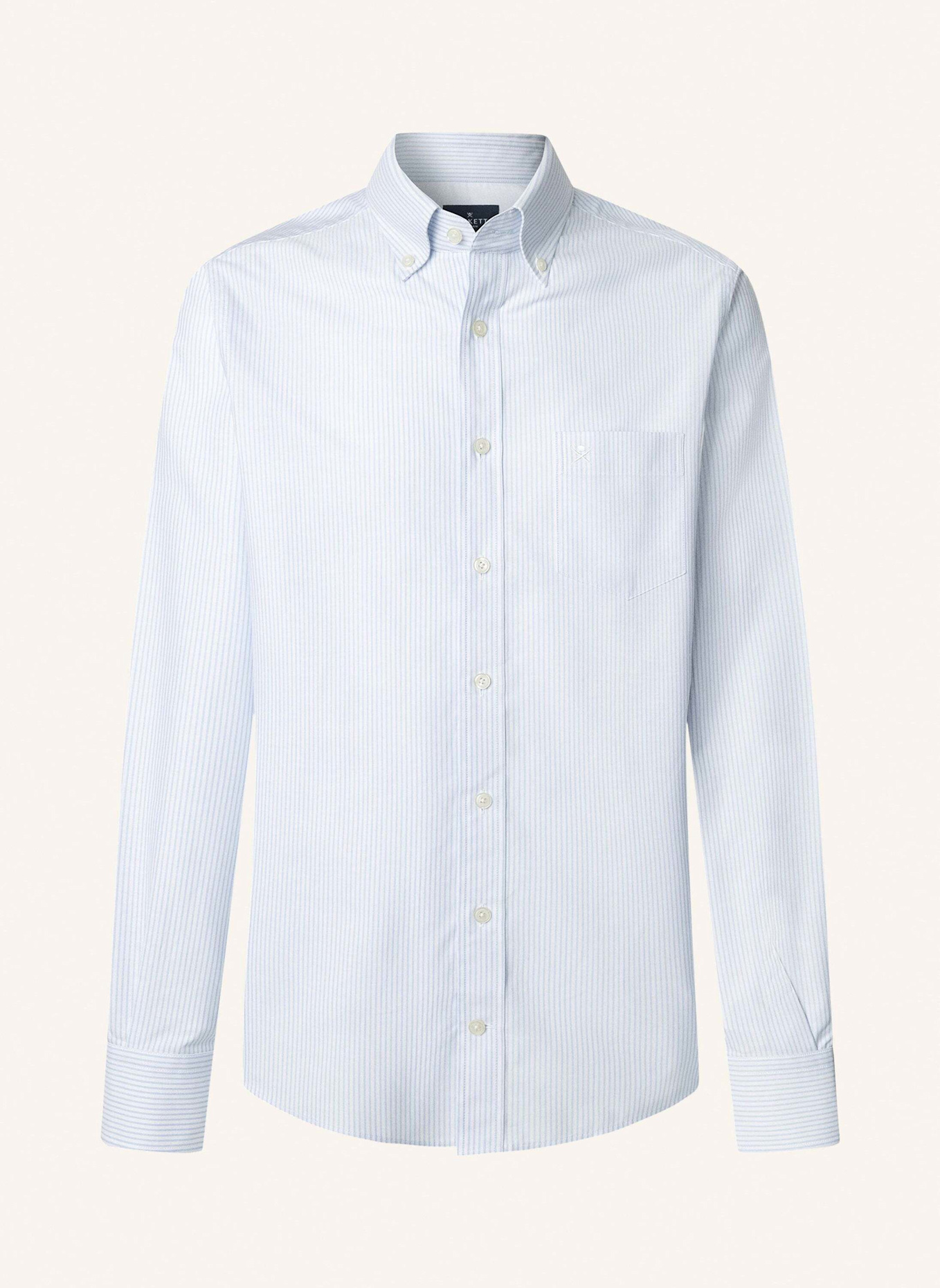 HACKETT LONDON Freizeithemd OXFORD STRIPE: HELLBLAU