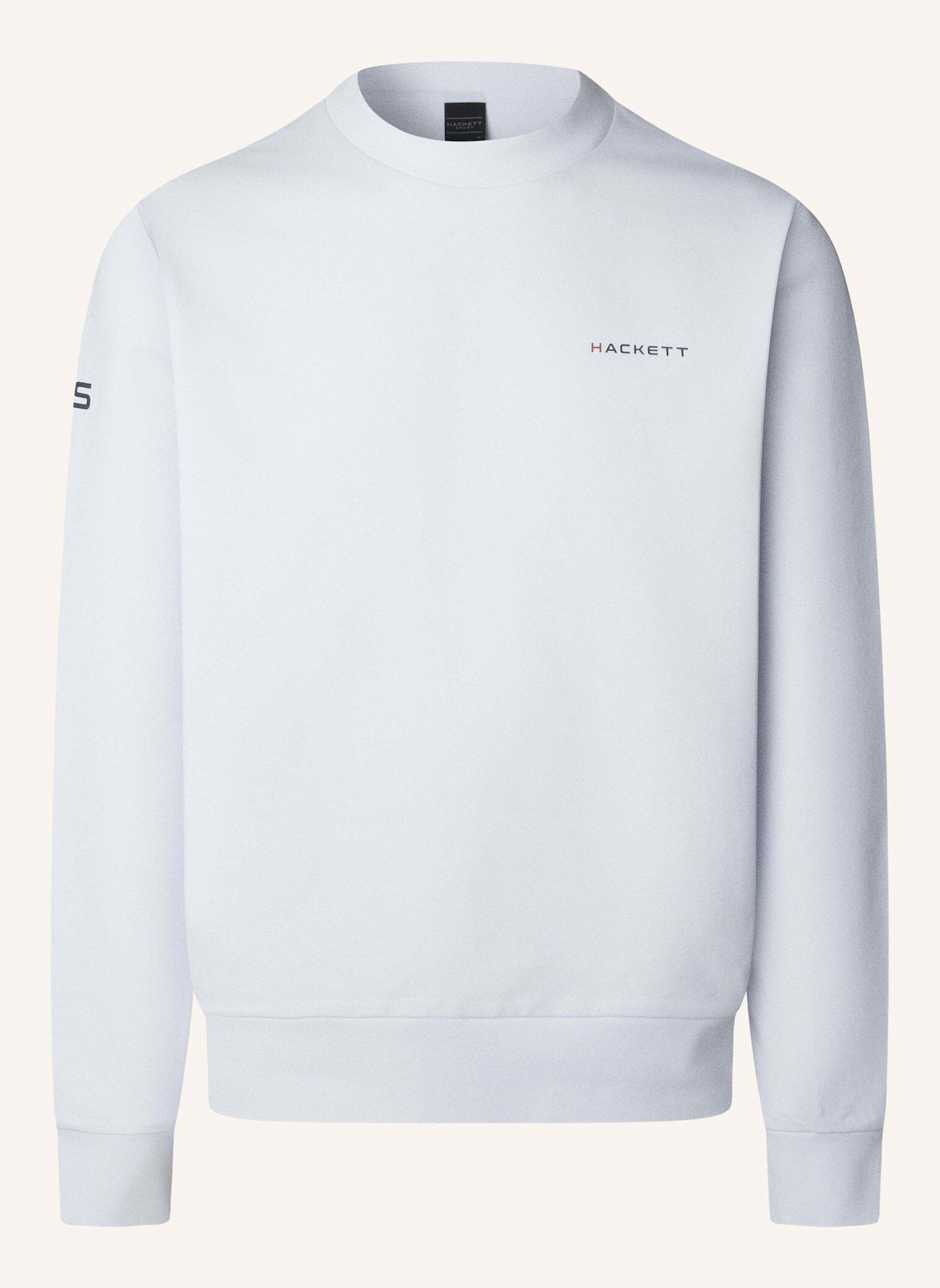 HACKETT LONDON Sweatshirt HS ESSENTIAL CREW: WEISS
