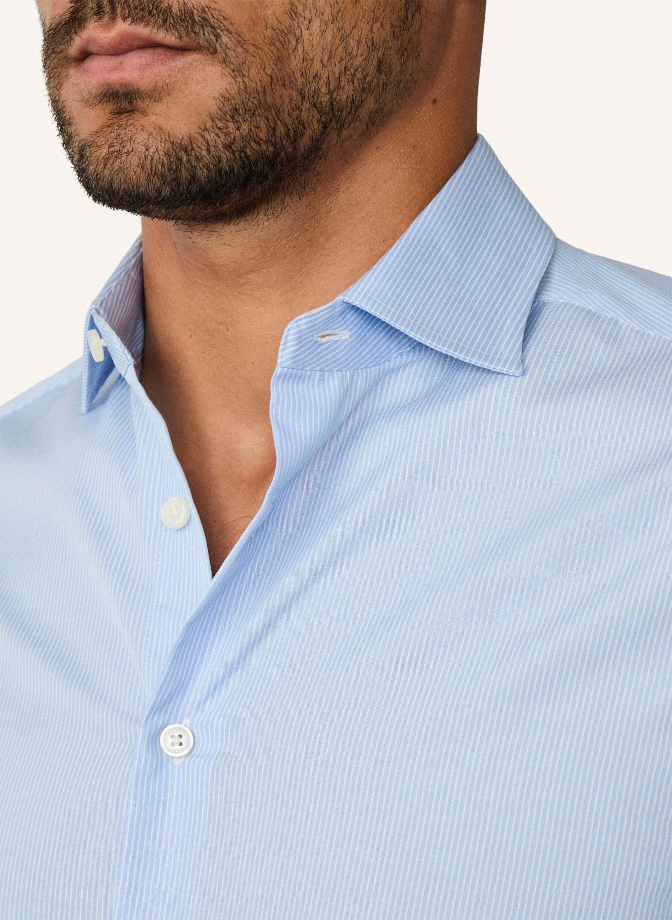 HACKETT LONDON Freizeithemd MAGIC SHIRT STRIPE: HELLBLAU
