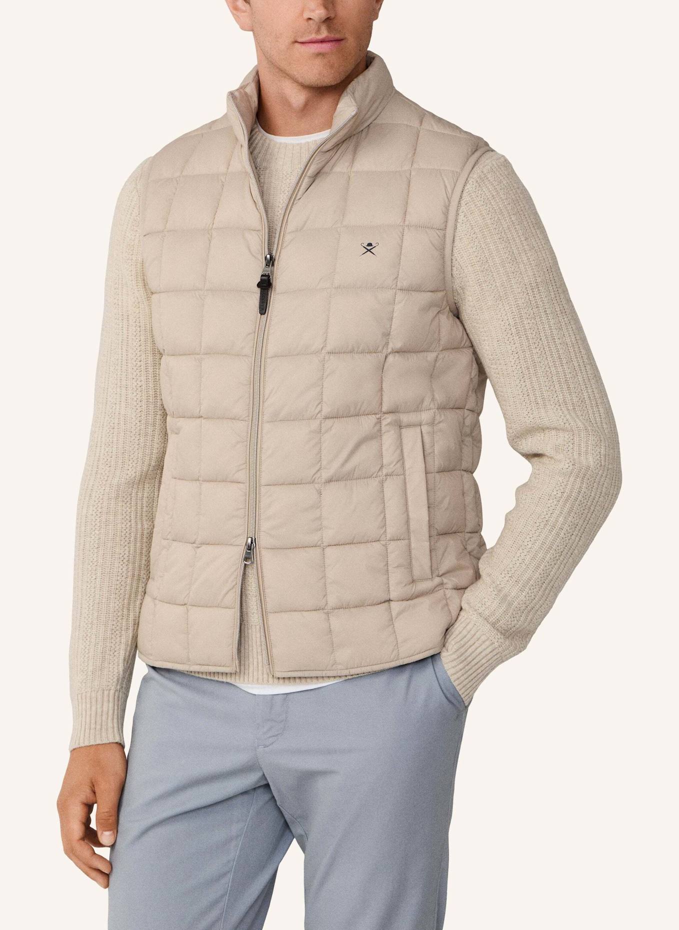 HACKETT LONDON Gilet ULTRA LW GILET: BEIGE