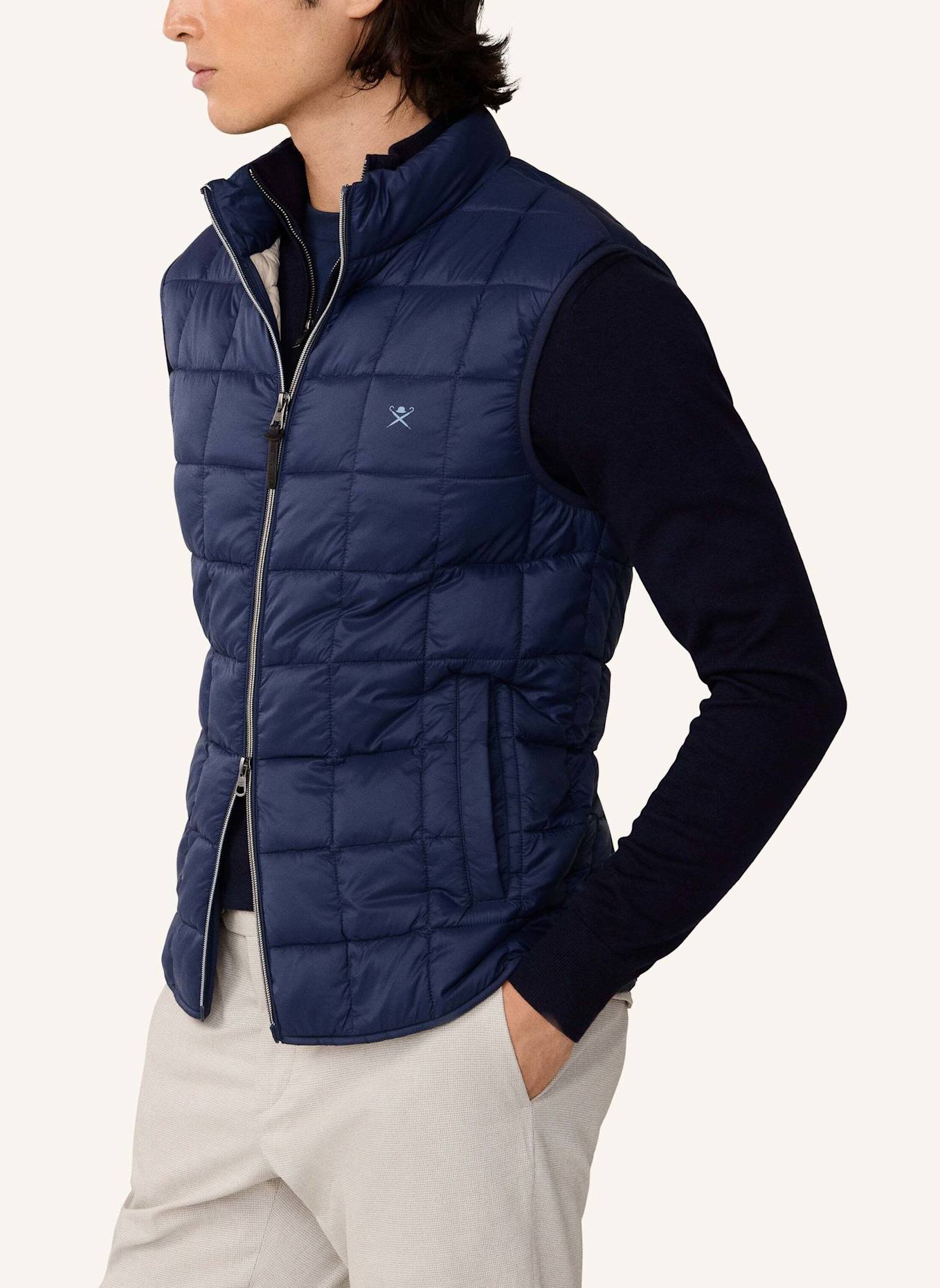 HACKETT LONDON Gilet ULTRA LW GILET: BLAU