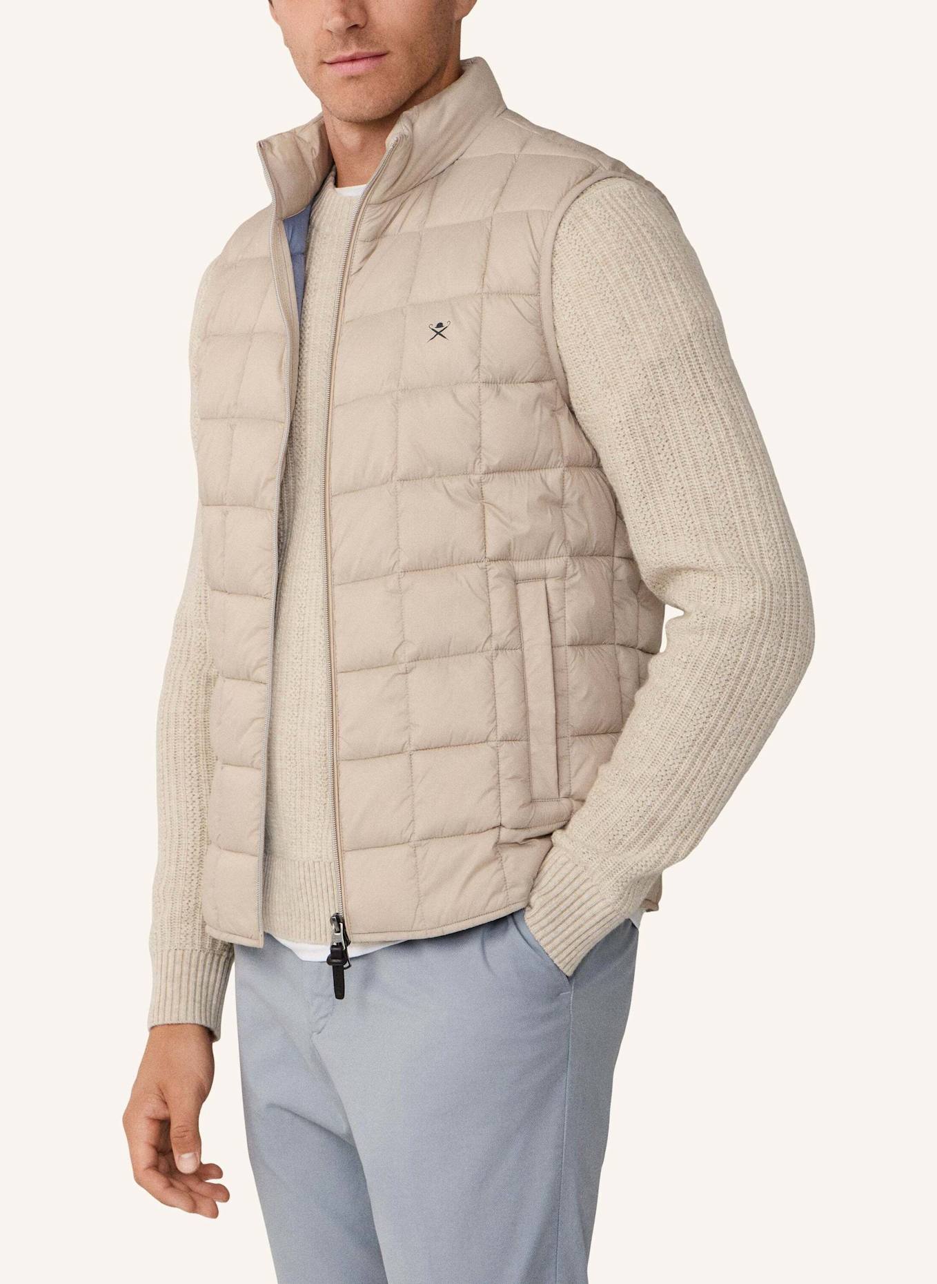 HACKETT LONDON Gilet ULTRA LW GILET: BEIGE