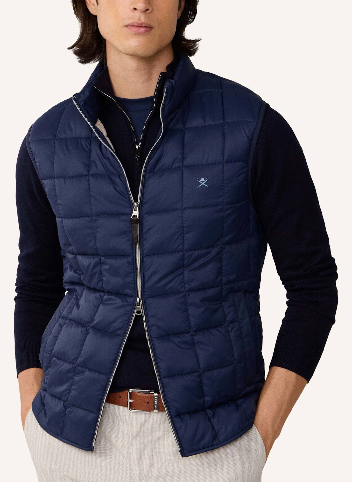 HACKETT LONDON Gilet ULTRA LW GILET: BLAU
