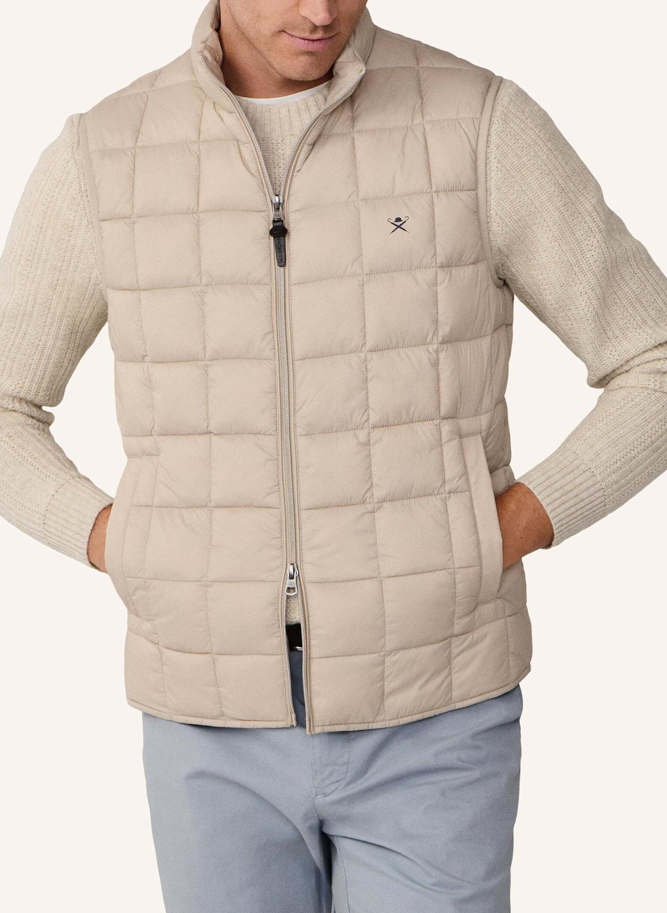 HACKETT LONDON Gilet ULTRA LW GILET: BEIGE