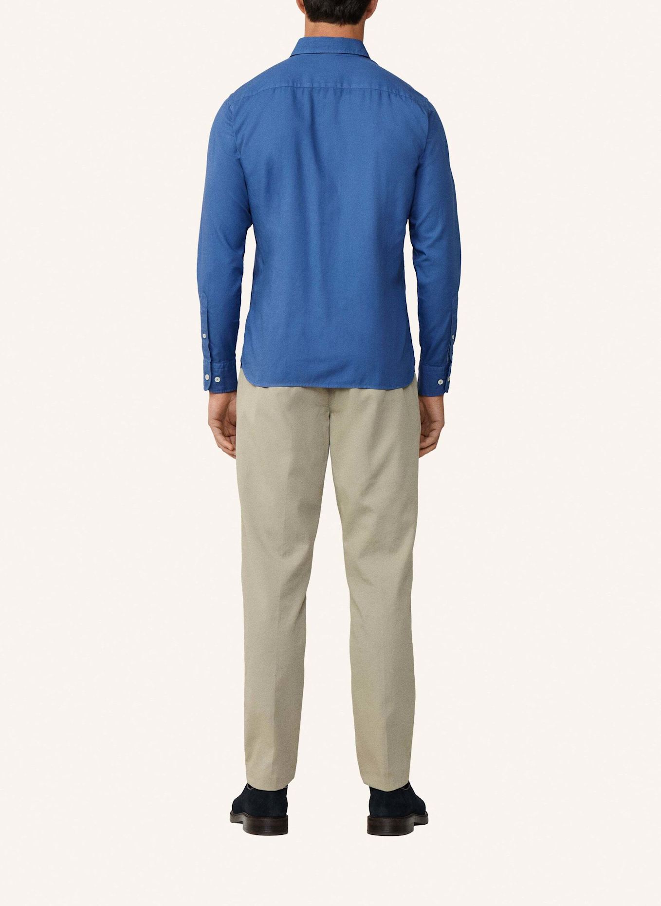 HACKETT LONDON Freizeithemd ESS GMT DYED OXFORD: BLAU