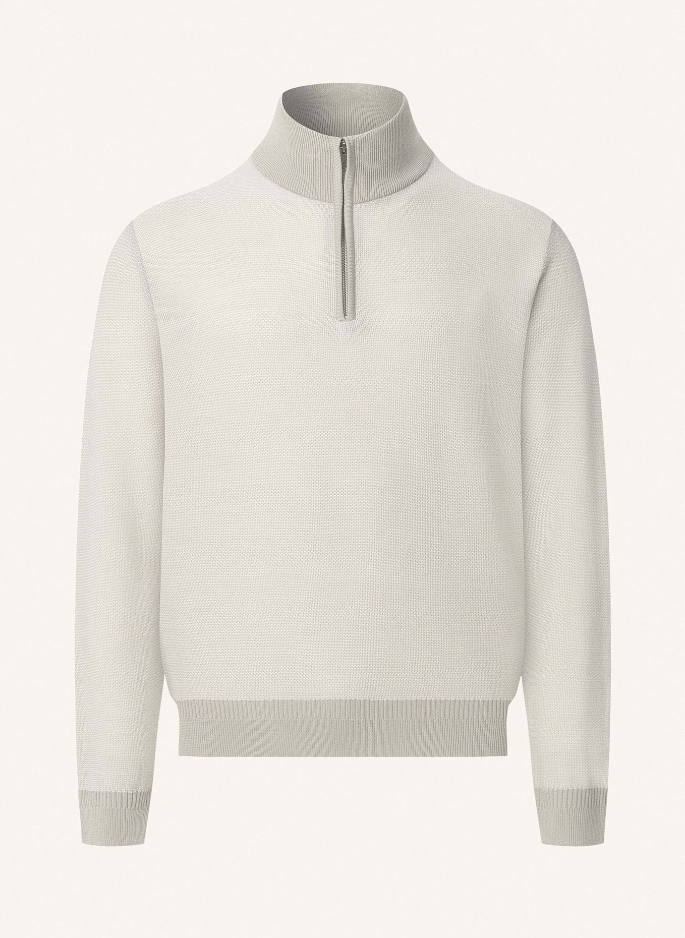 HACKETT LONDON Pullover HONEYCOMB STITCH HZIP: CREME