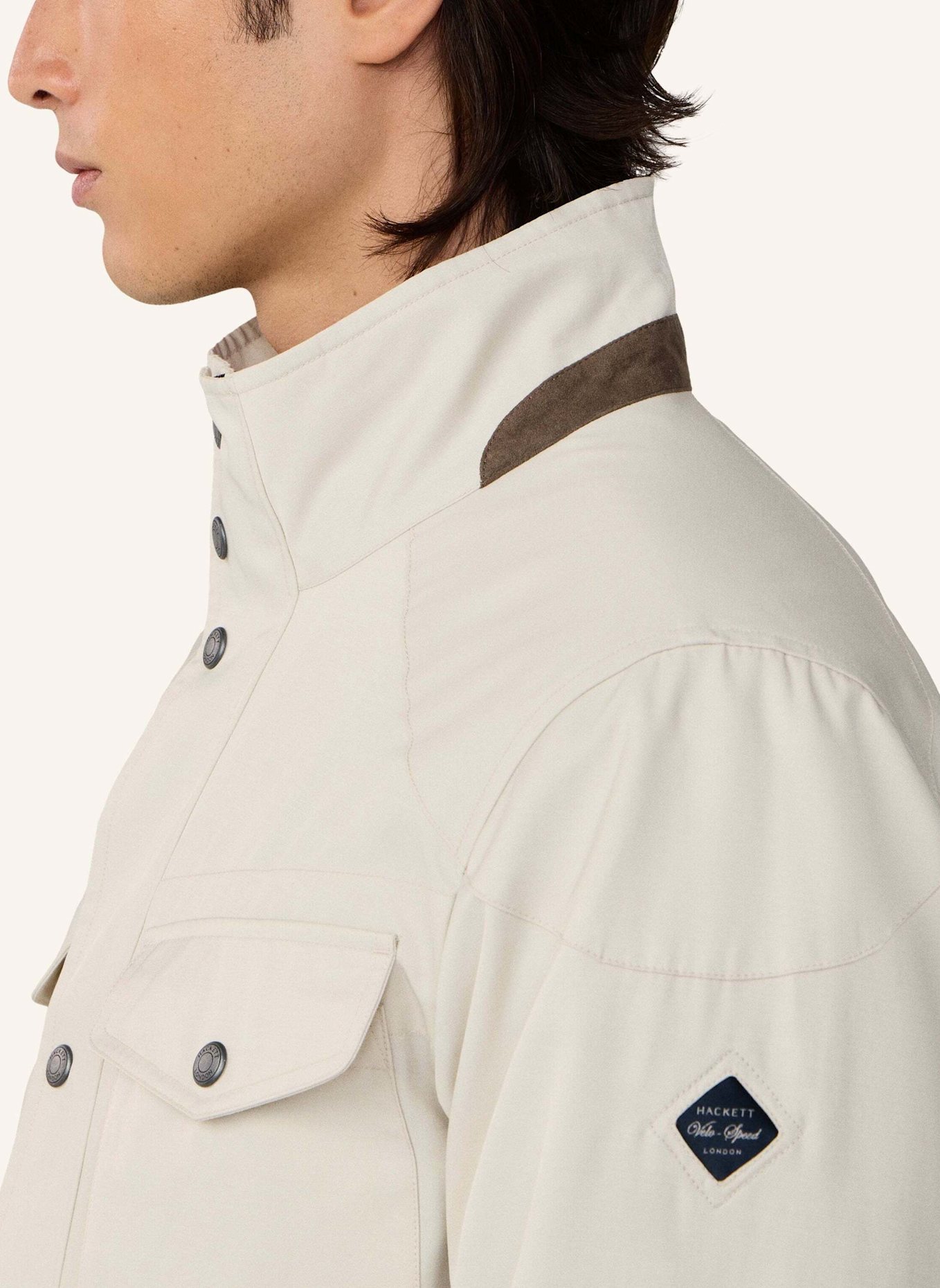HACKETT LONDON Fieldjacket UNLINED VELOSPEED: BEIGE