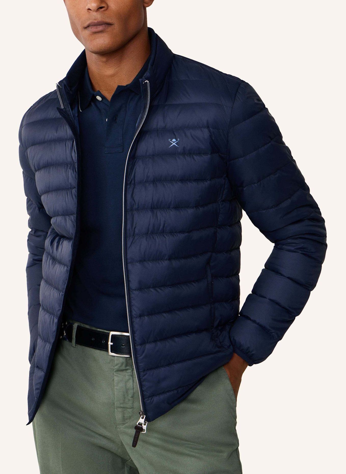 HACKETT LONDON Daunenjacke ULTRA LW DOWN MOTO: BLAU