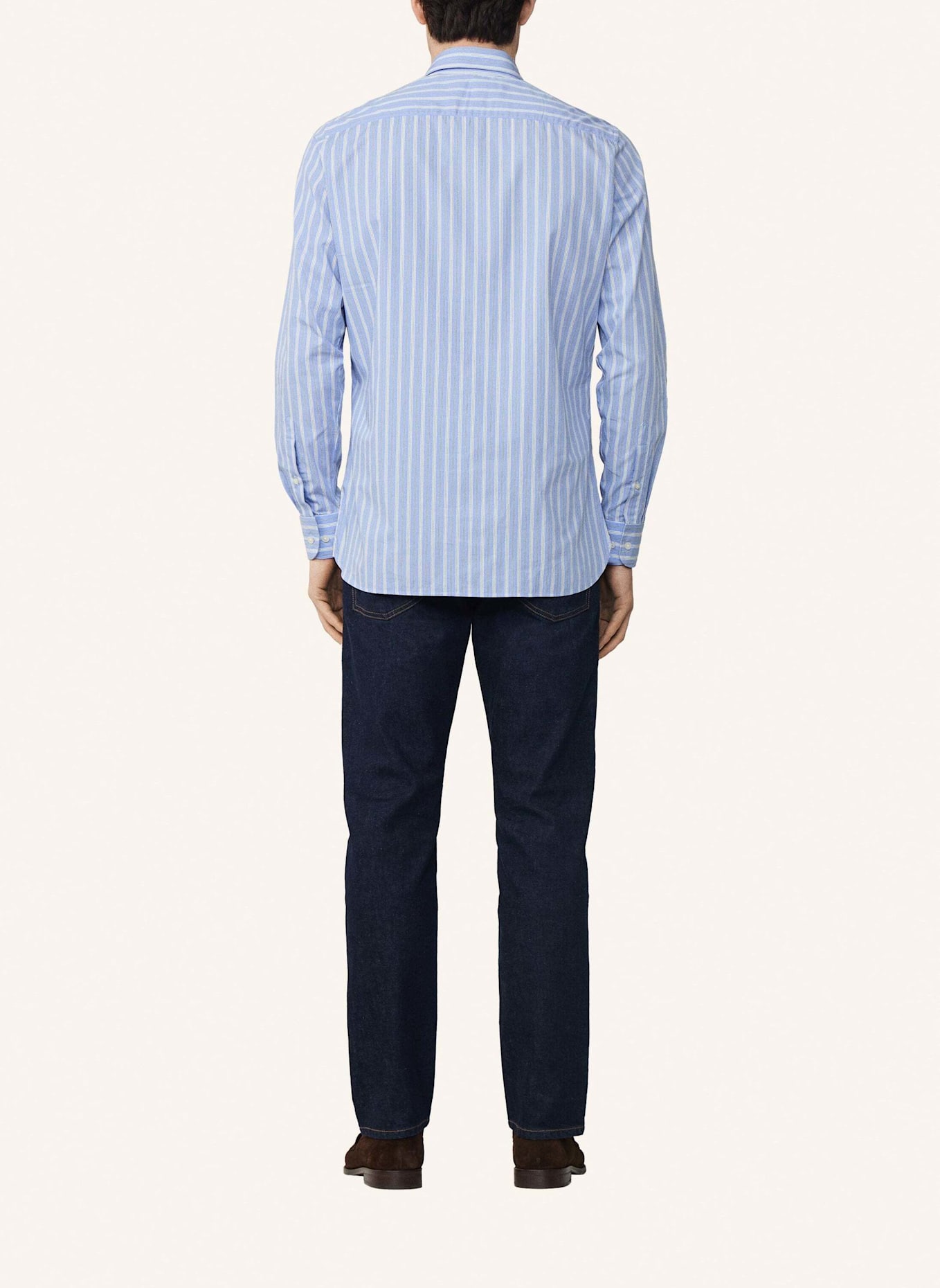 HACKETT LONDON Freizeithemd CITY MULTI STRIPE: BLAU