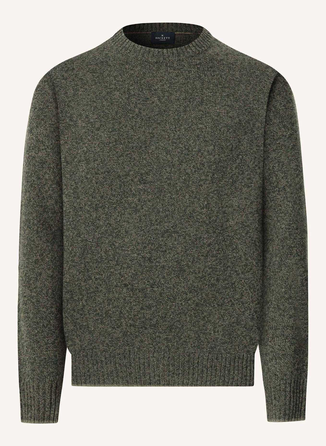 HACKETT LONDON Pullover MOULINE CREW: GRÜN