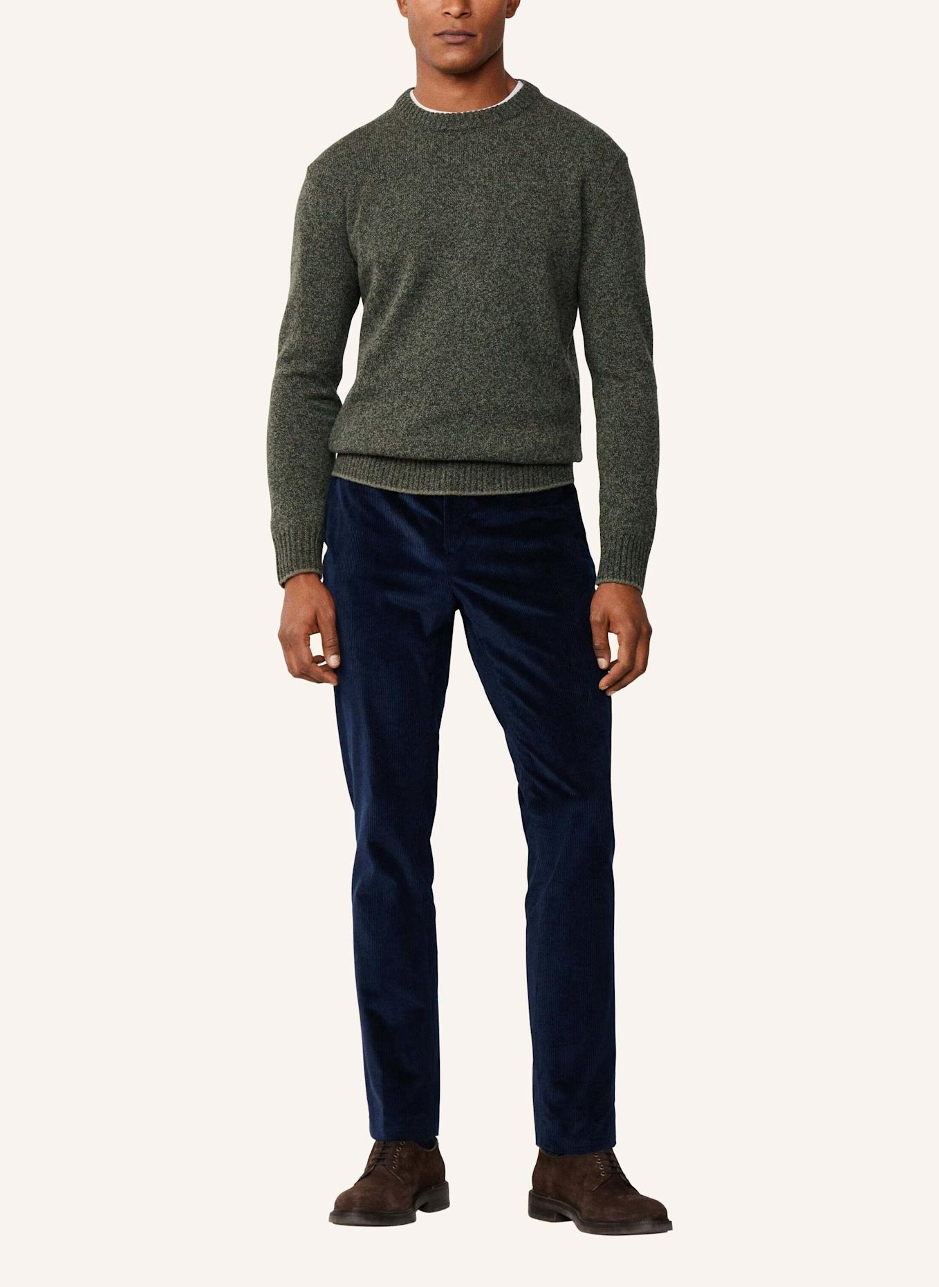 HACKETT LONDON Pullover MOULINE CREW: GRÜN