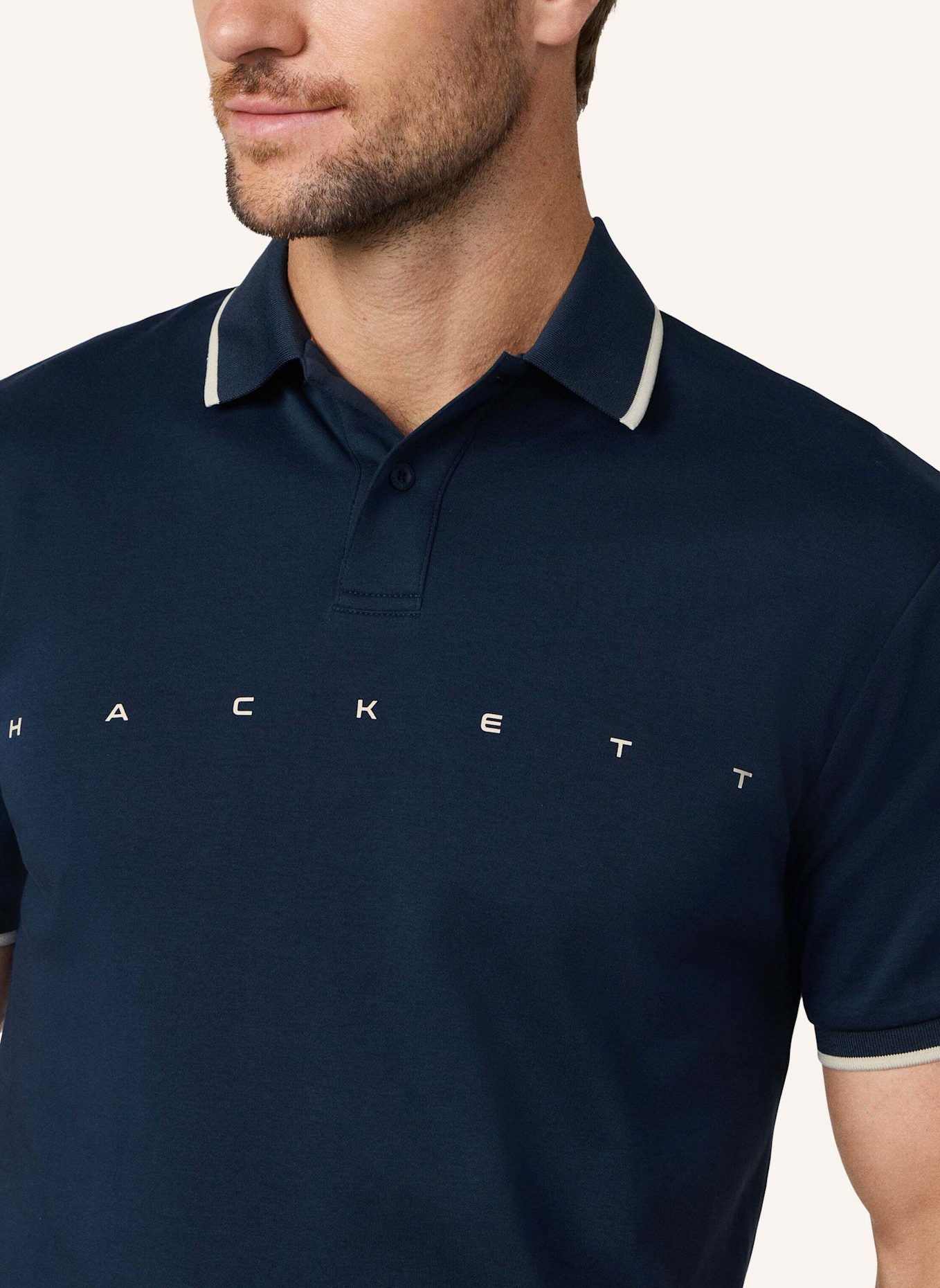 HACKETT LONDON Poloshirt HS ESSENTIAL POLO: DUNKELBLAU