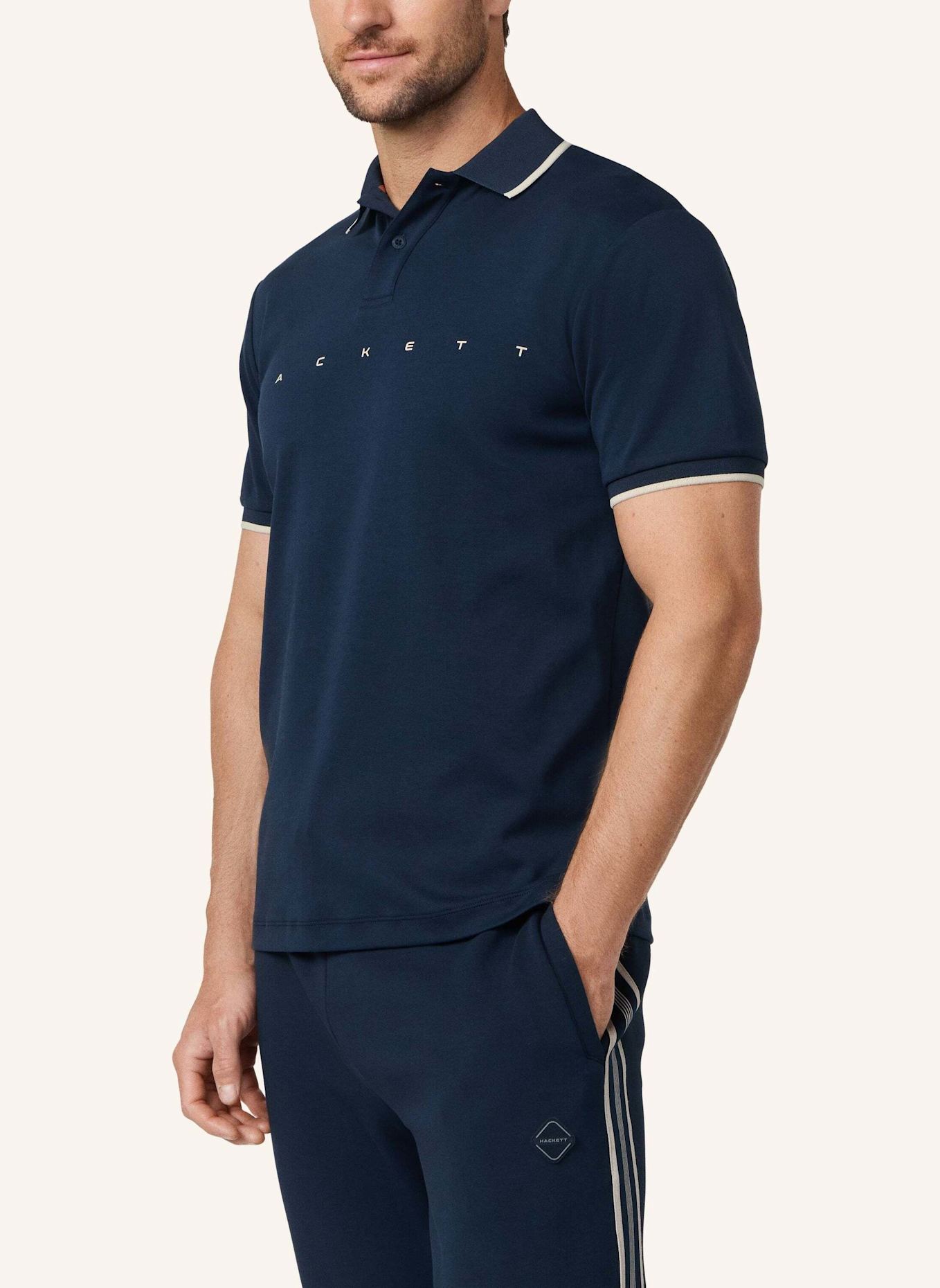 HACKETT LONDON Poloshirt HS ESSENTIAL POLO: DUNKELBLAU