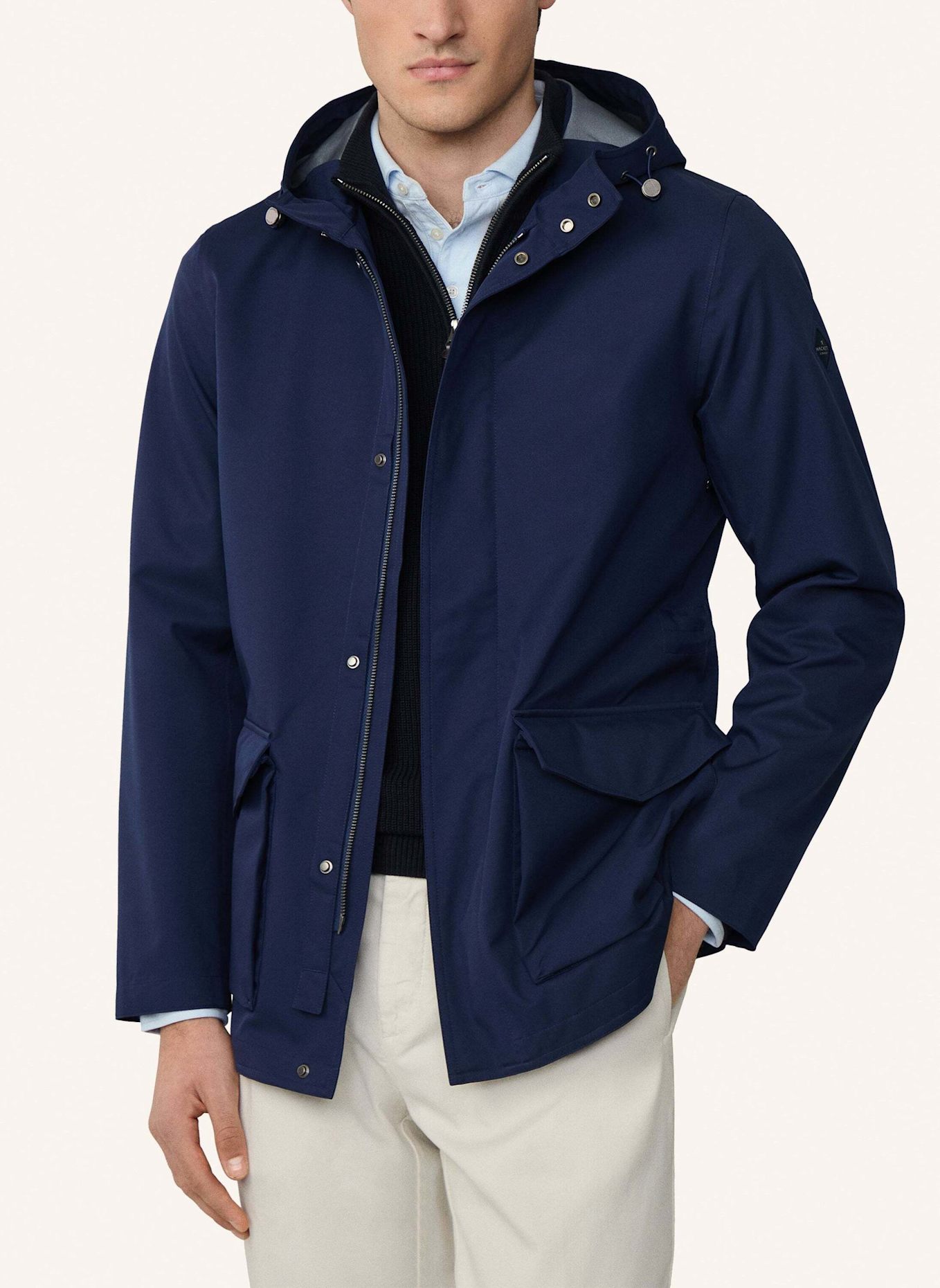 HACKETT LONDON Parka ONSHORE VELO: DUNKELBLAU