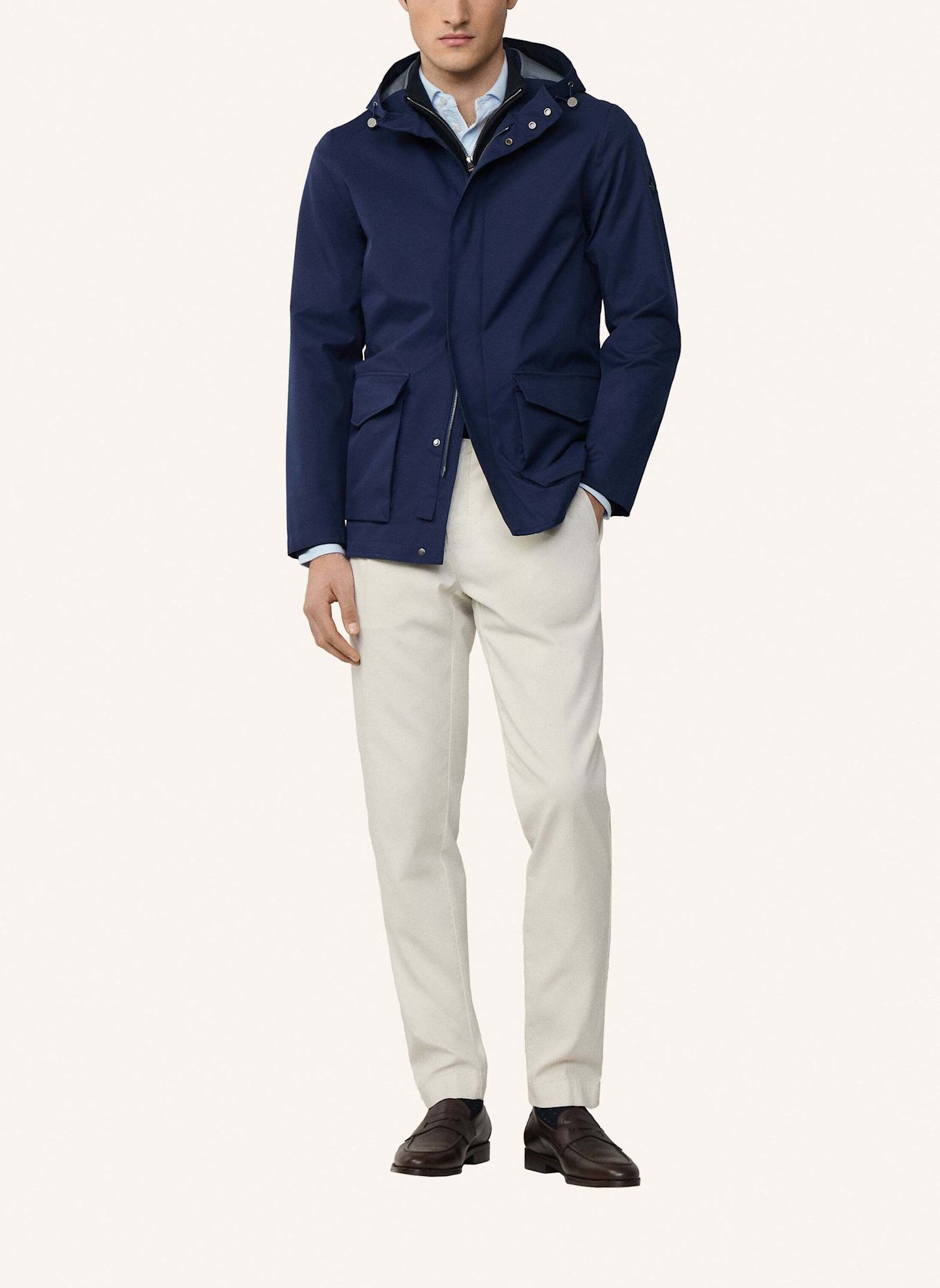 HACKETT LONDON Parka ONSHORE VELO: DUNKELBLAU