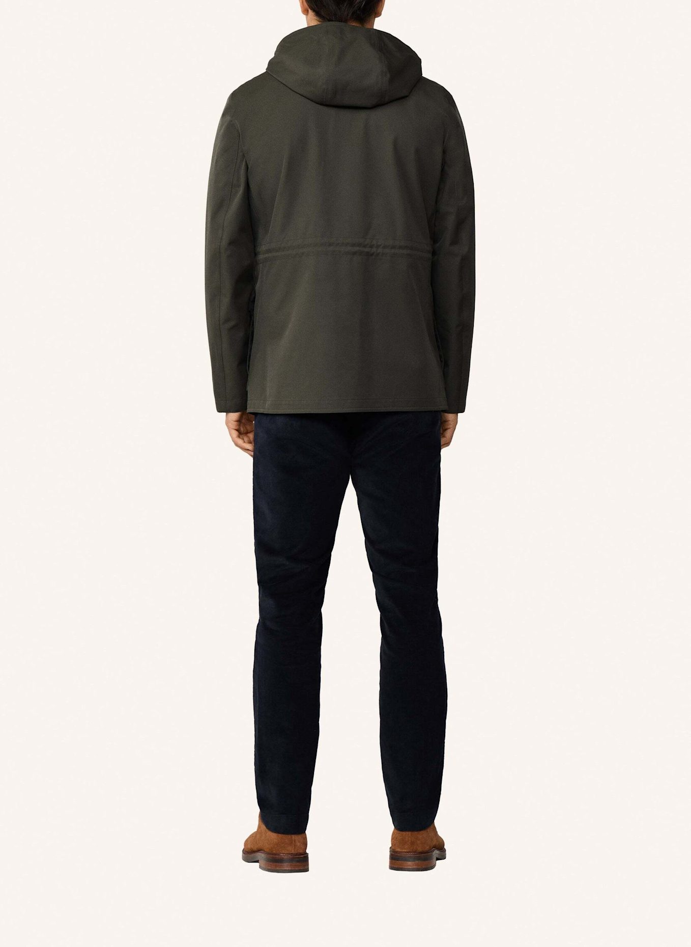 HACKETT LONDON Parka ONSHORE VELO: DUNKELGRÜN