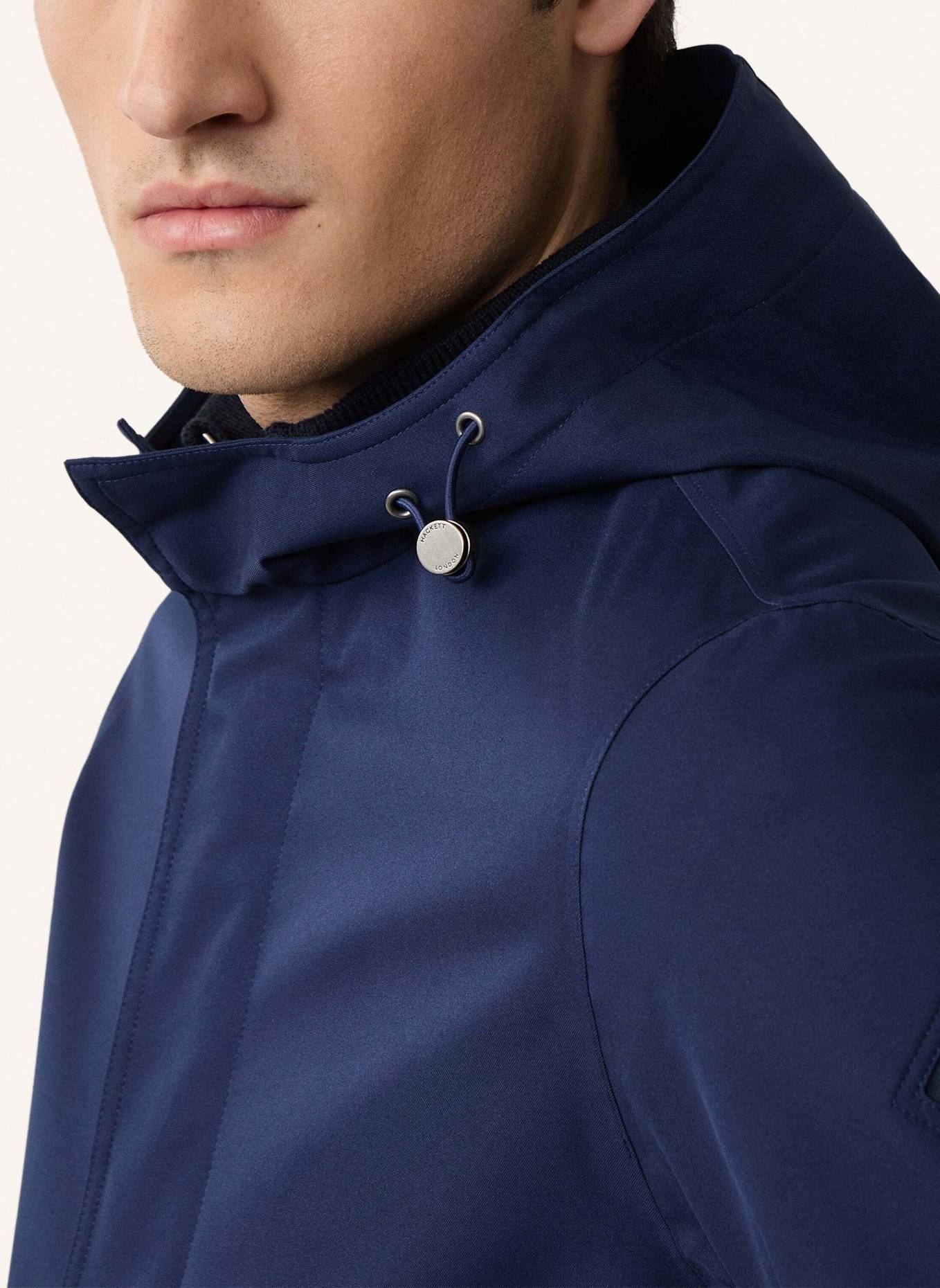 HACKETT LONDON Parka ONSHORE VELO: DUNKELBLAU