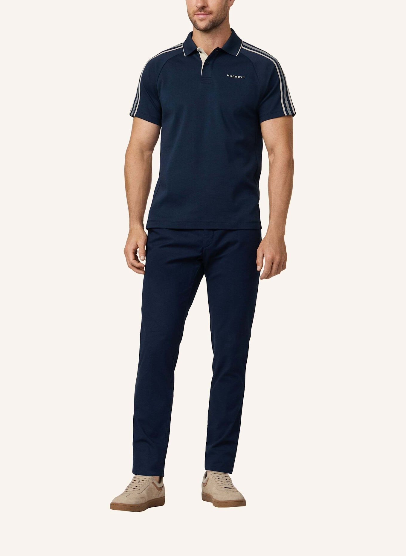 HACKETT LONDON Poloshirt HS TAPE POLO: DUNKELBLAU