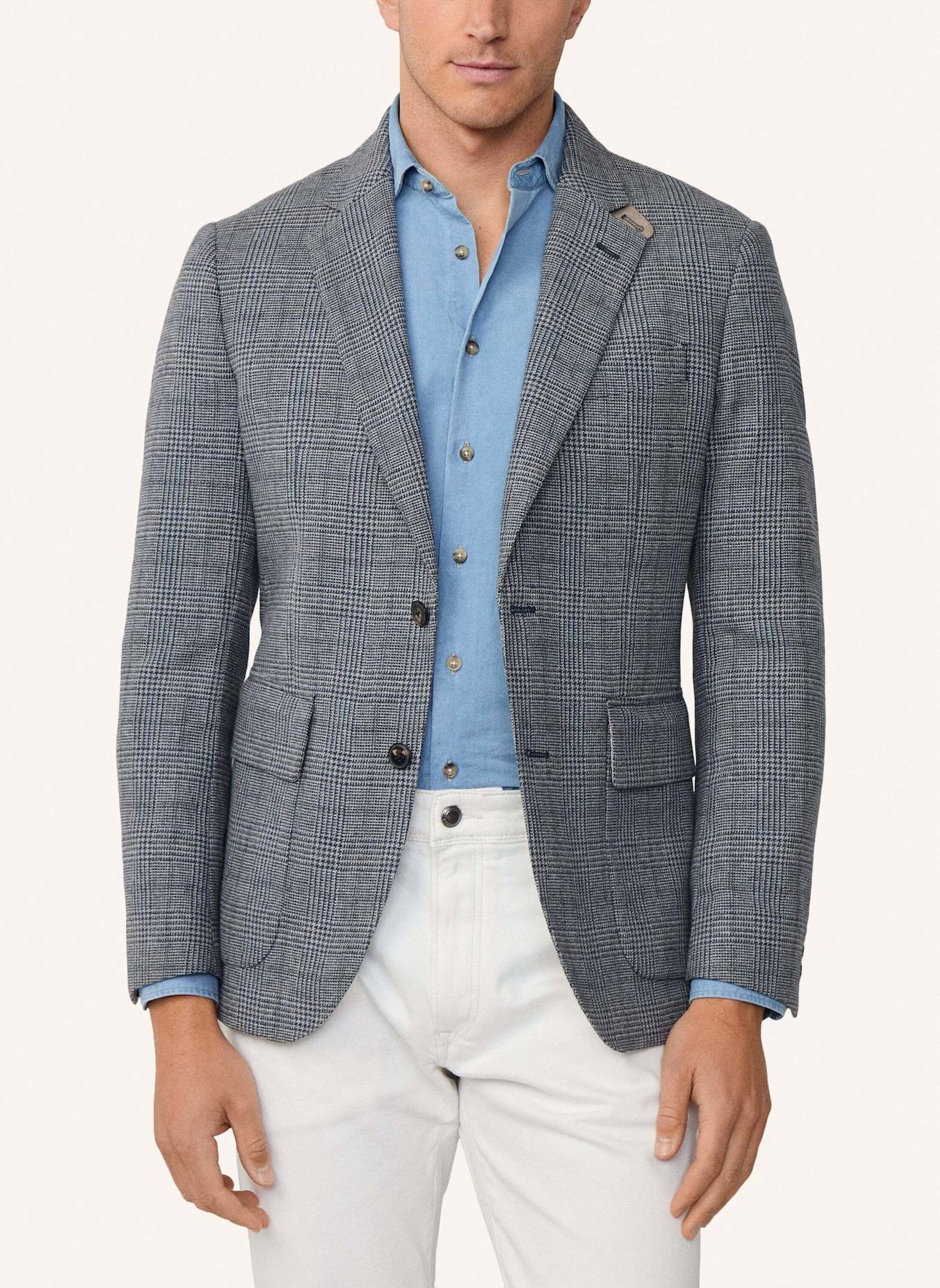 HACKETT LONDON Blazer MELANGE GCHK CC: BLAU