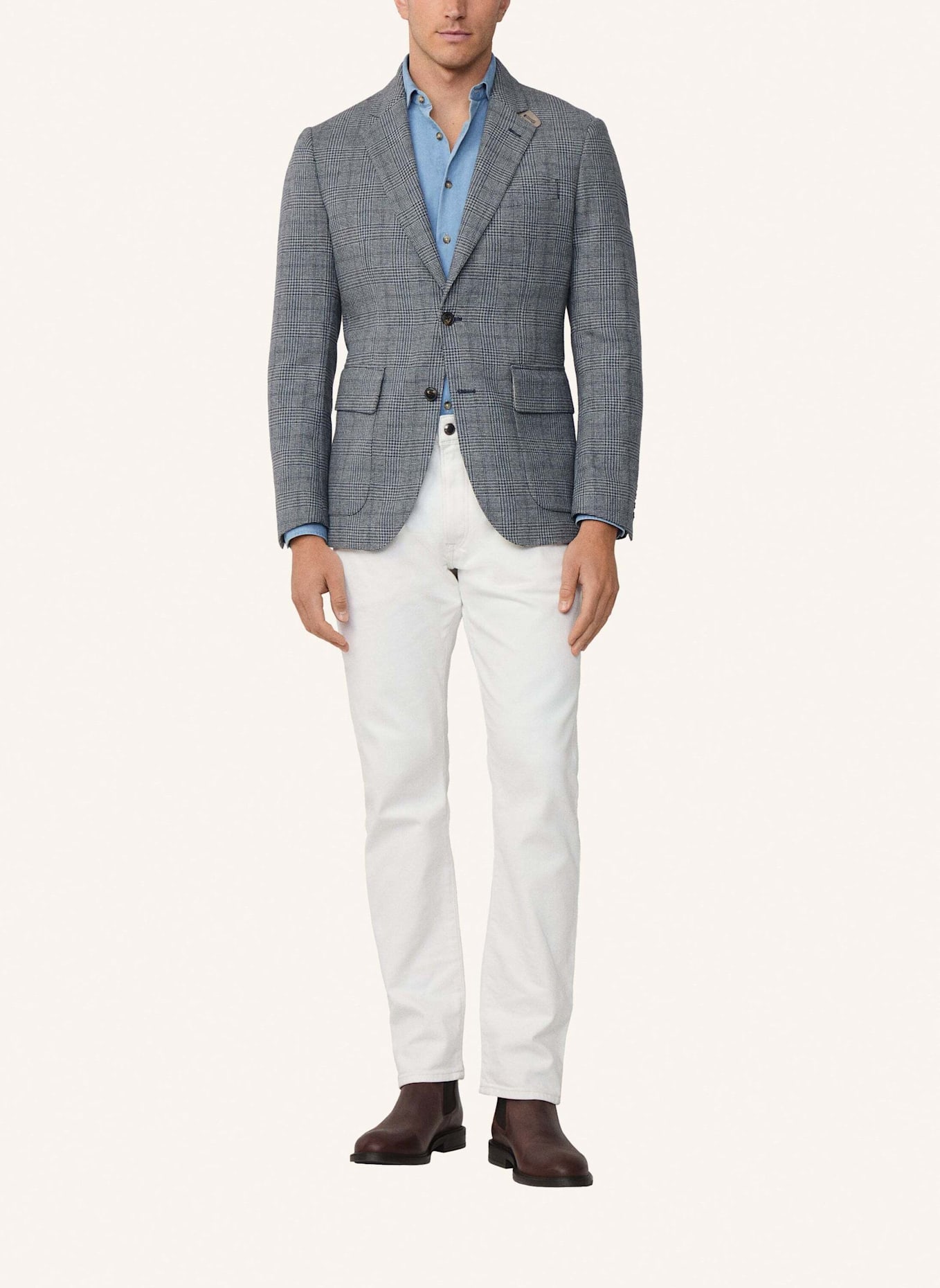 HACKETT LONDON Blazer MELANGE GCHK CC: BLAU