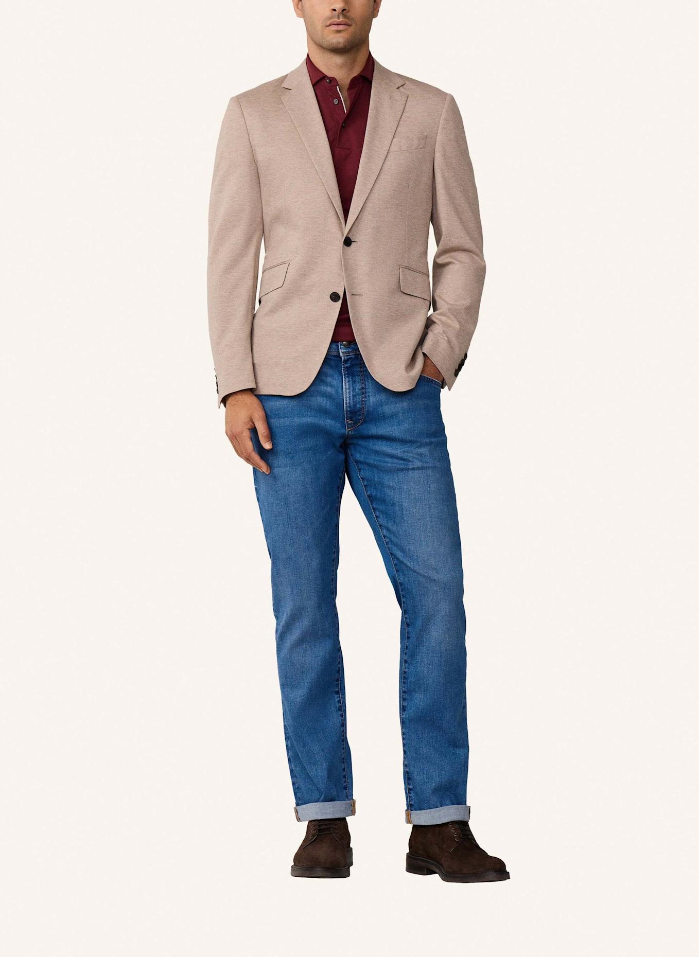 HACKETT LONDON Sakko MELANGE PIQUE: TAUPE/ HELLBRAUN