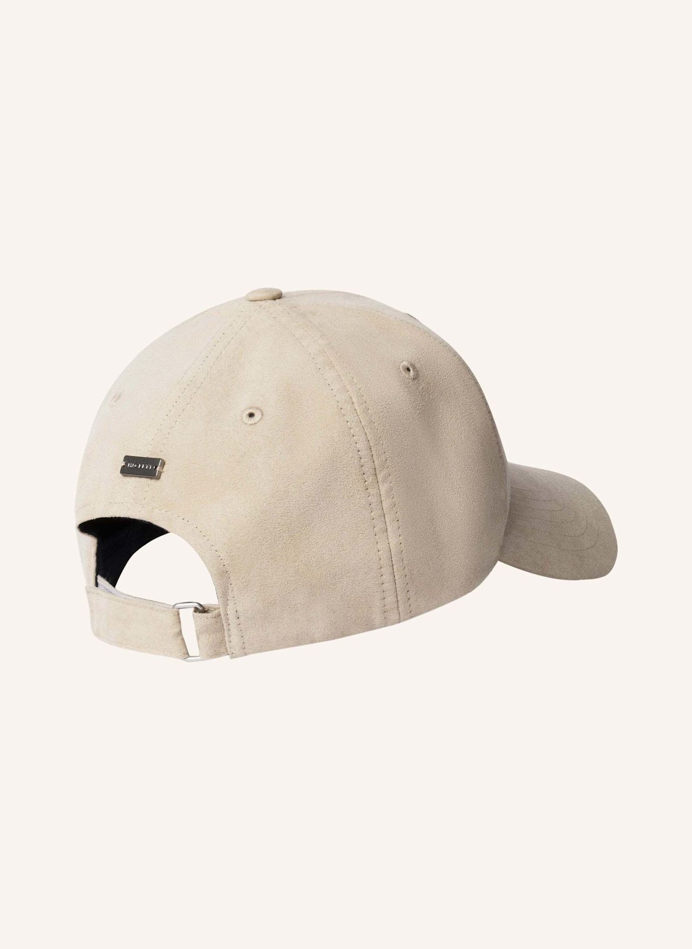 HACKETT LONDON Cap SUEDE CAP: BEIGE