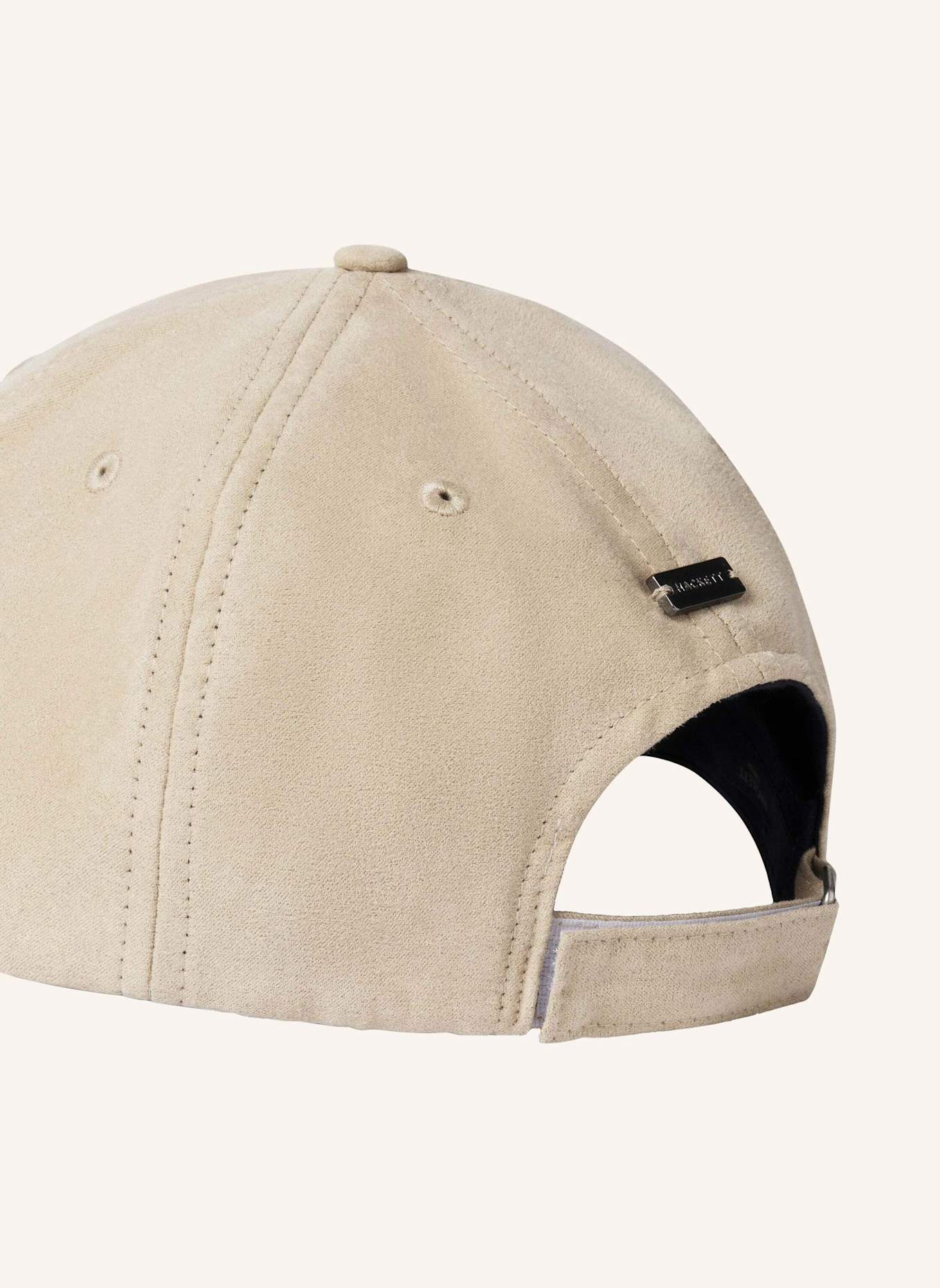 HACKETT LONDON Cap SUEDE CAP: BEIGE