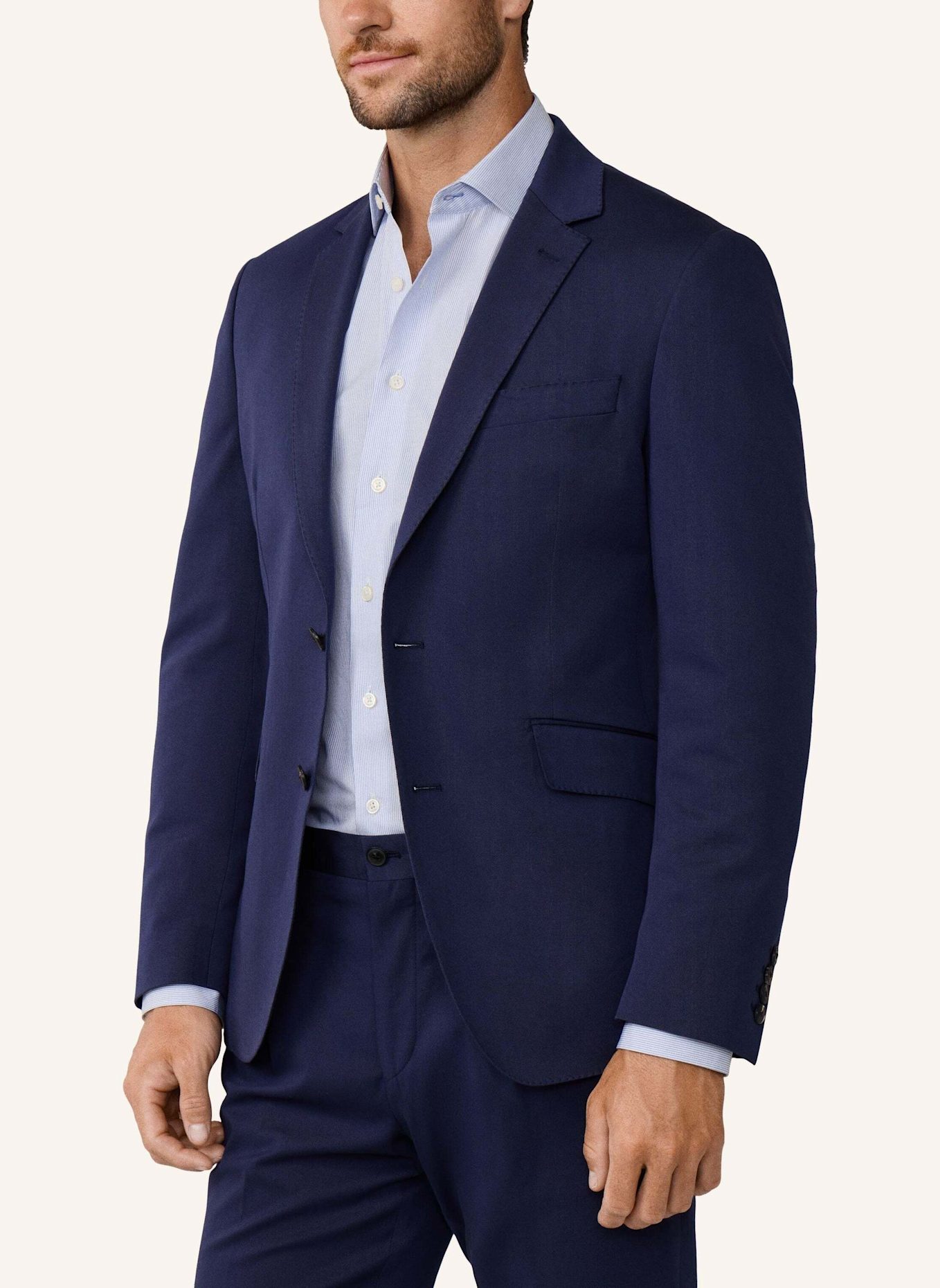 HACKETT LONDON Blazer COTTON STRETCH JKT: DUNKELBLAU