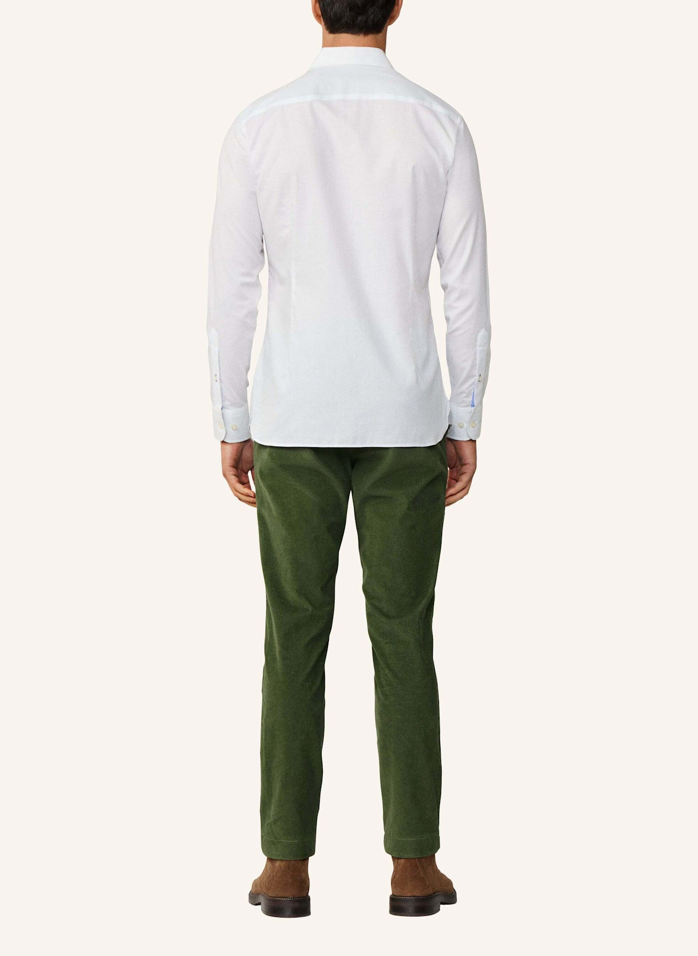 HACKETT LONDON Freizeithemd HBONE MULTI: WEISS